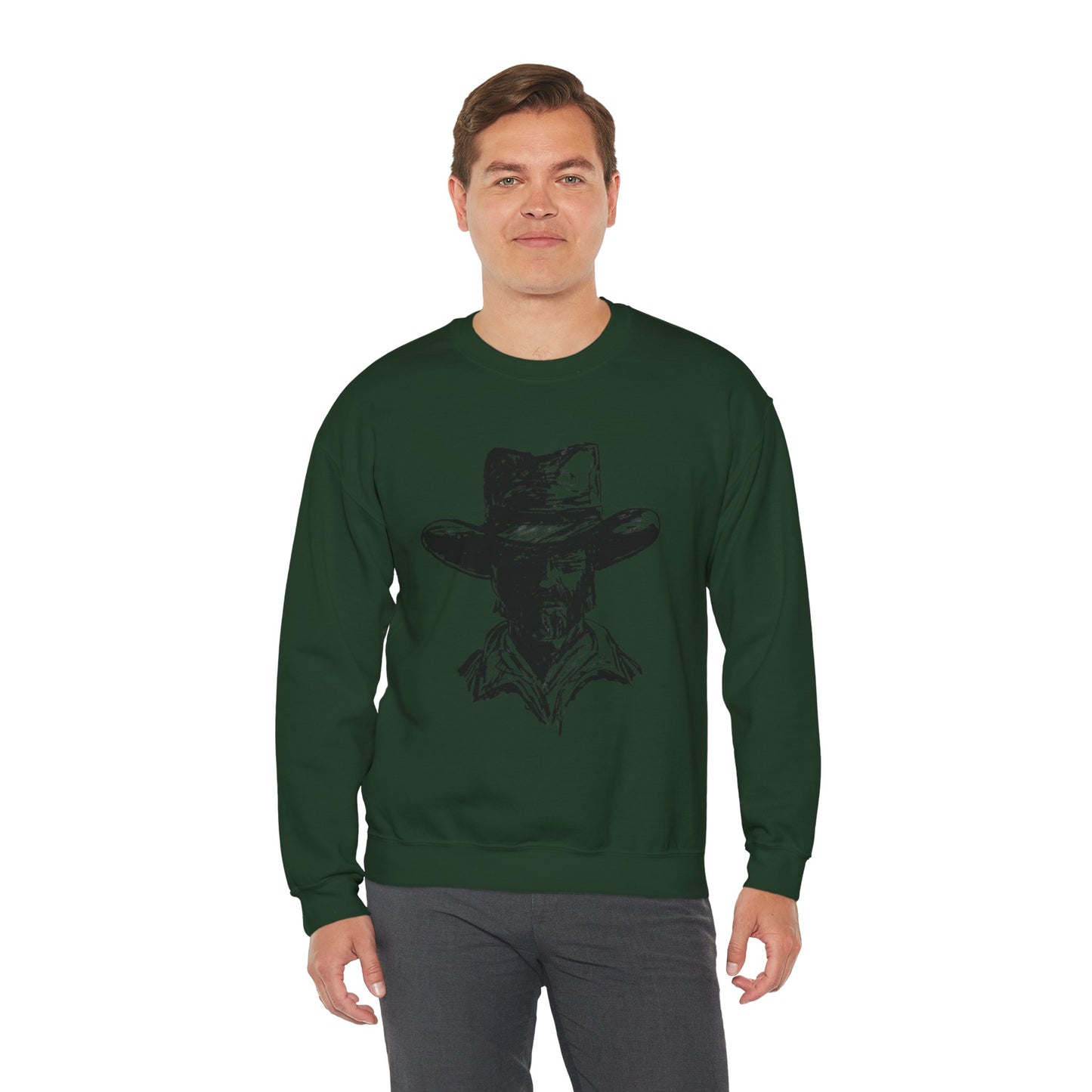 Cowboy Graphic Crewneck Sweatshirt