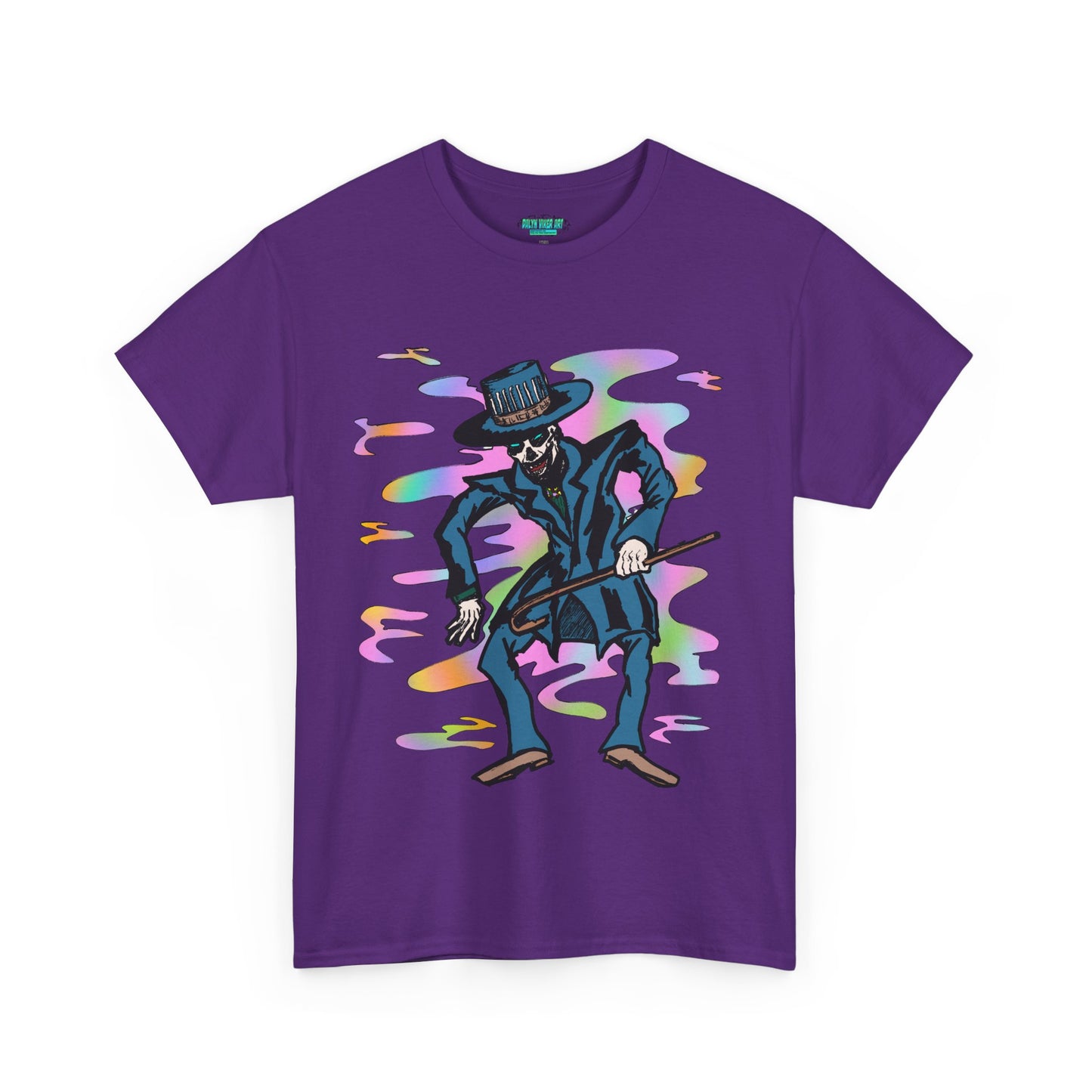 Voodoo Maniac Colorful Cartoon Magician Unisex Heavy Cotton Tee