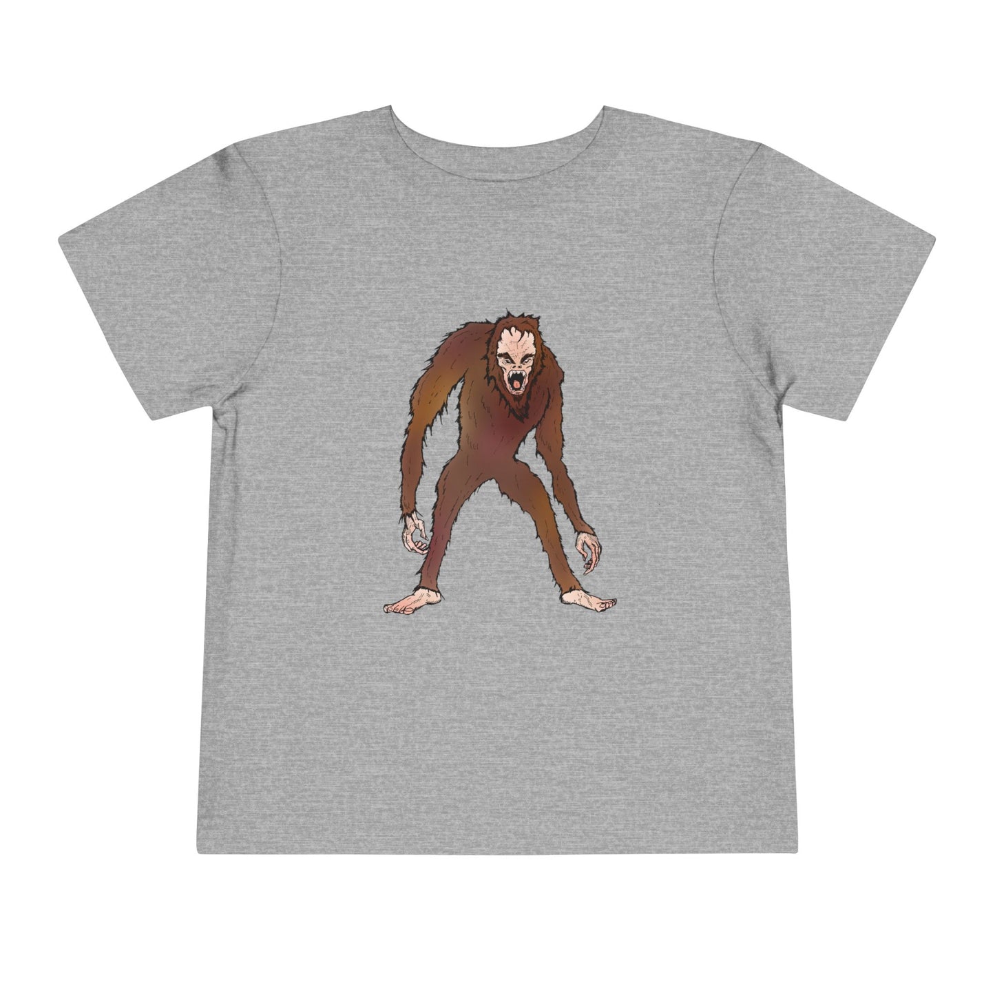 Toddler Tee — Cute Cartoon Kid-Friendly Bigfoot Graphic Shirt