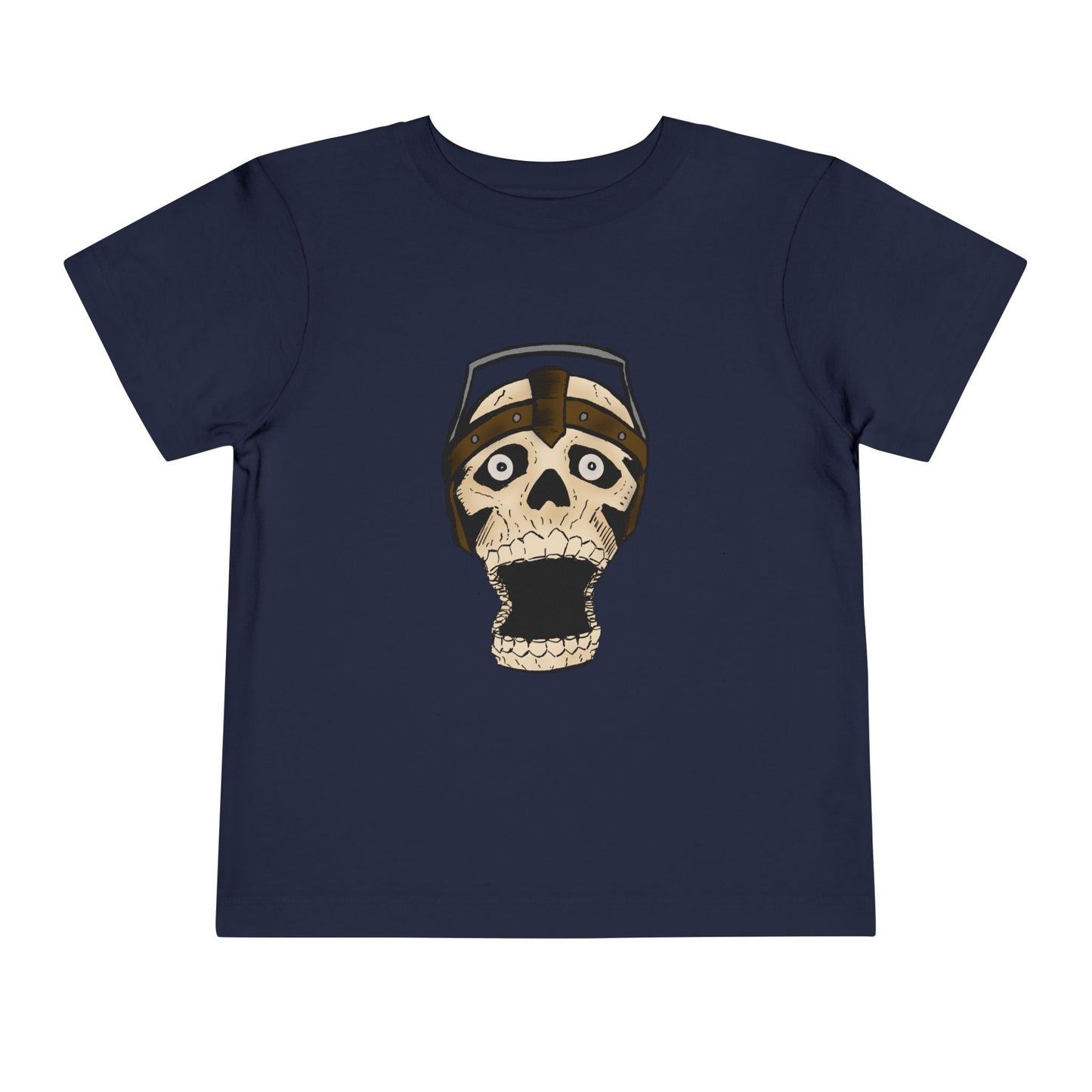 Toddler Tee — Playful Screaming Skull Graphic Kids' Shirt