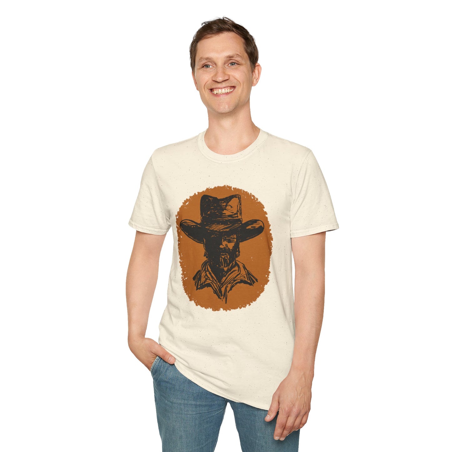 Southwest Cowboy Unisex T-Shirt - Western Rancher Design