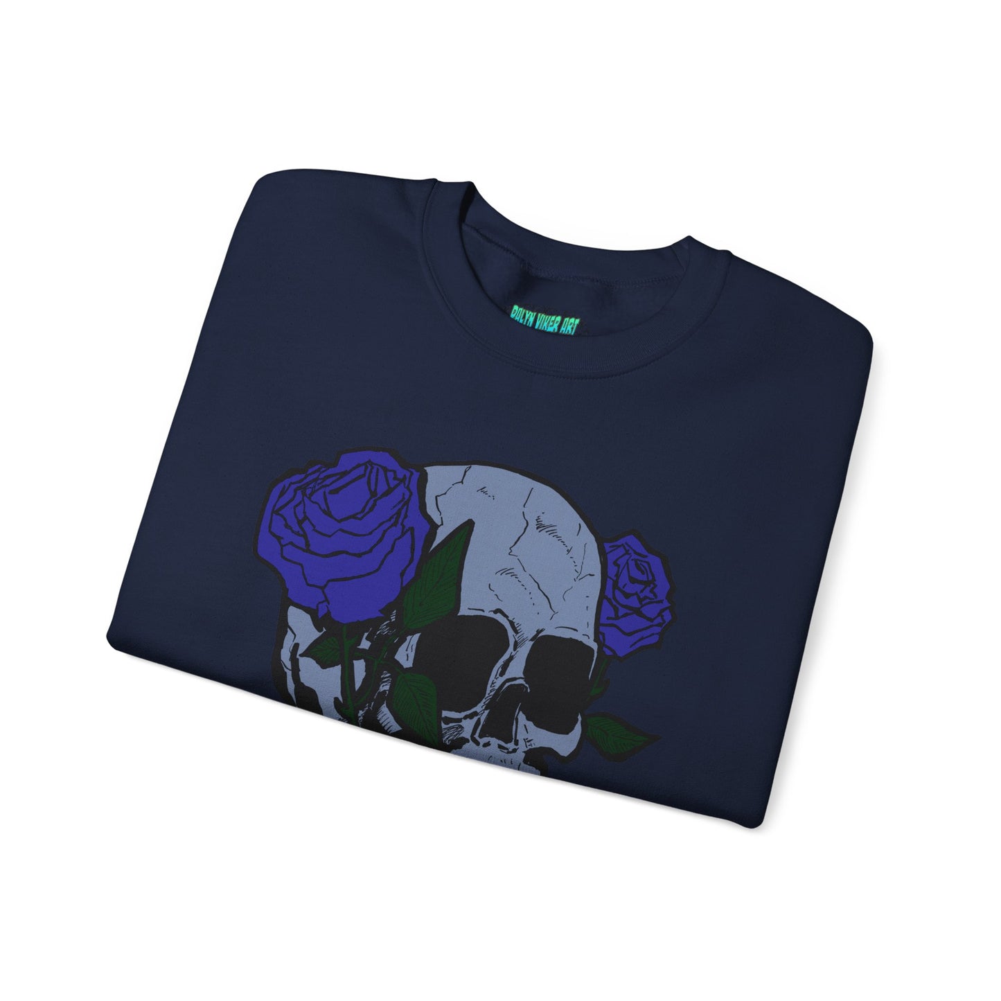 Rose Skull Crewneck Sweatshirt for Stylish Comfort