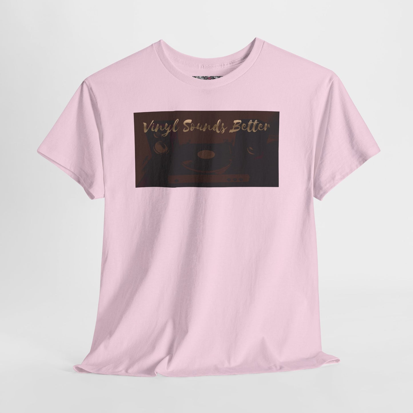 Vinyl Sounds Better T-Shirt — Retro Record Player Tee for Music Lovers