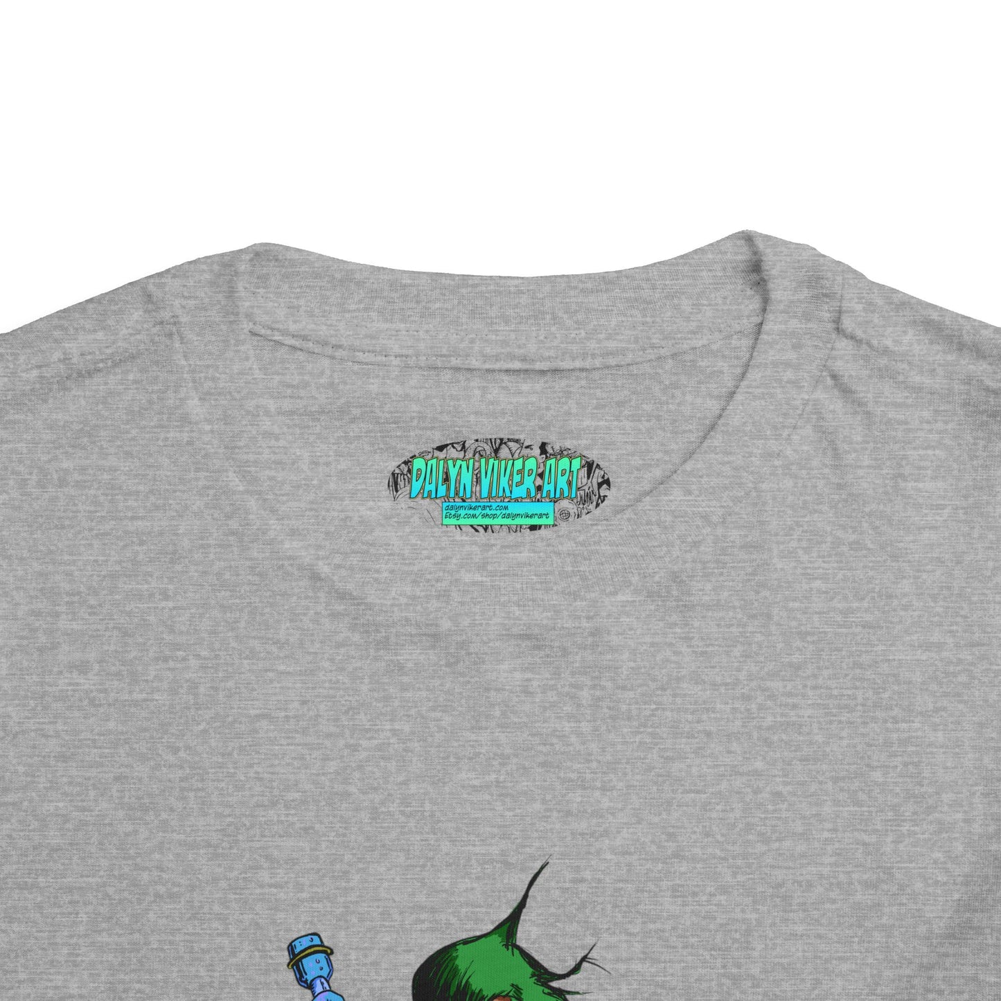 Toddler Tee — Colorful Space Hero Graphic