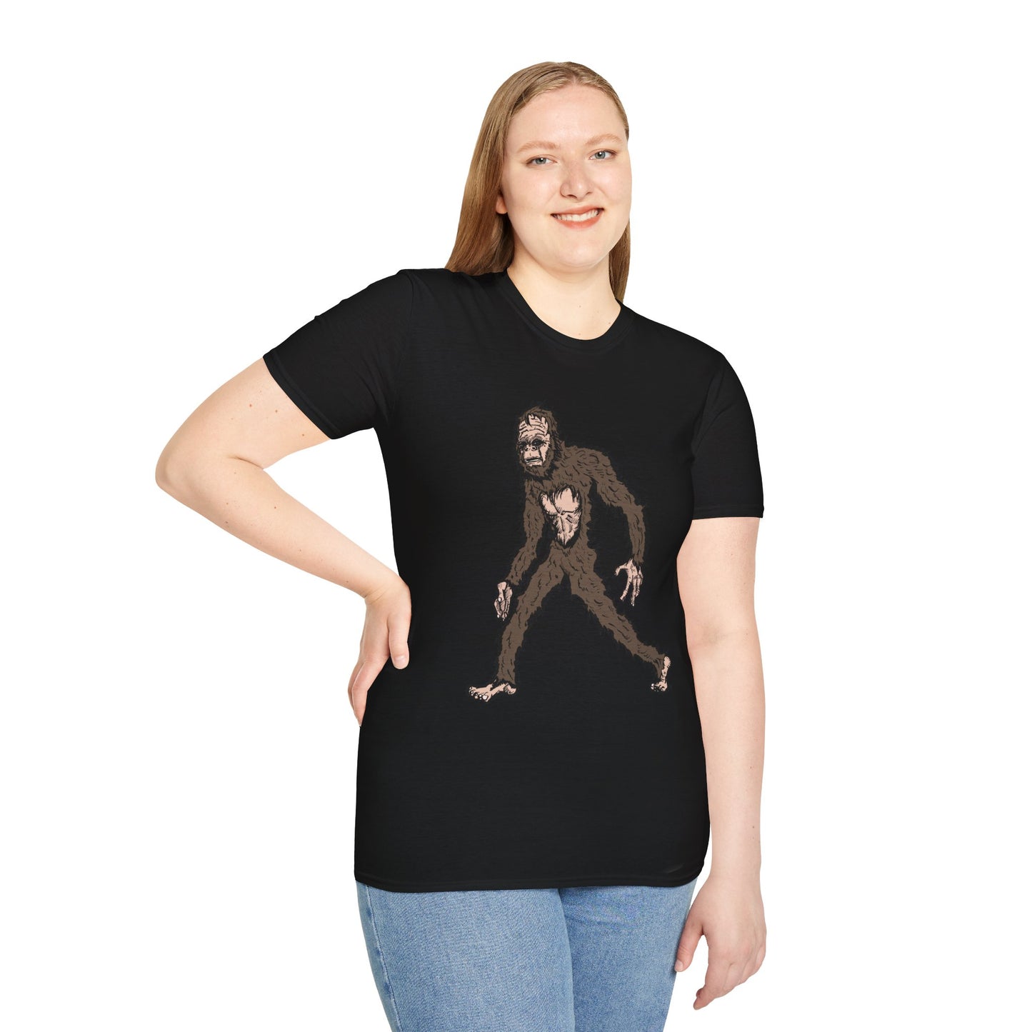 Bigfoot Stroll Unisex Softstyle T-Shirt