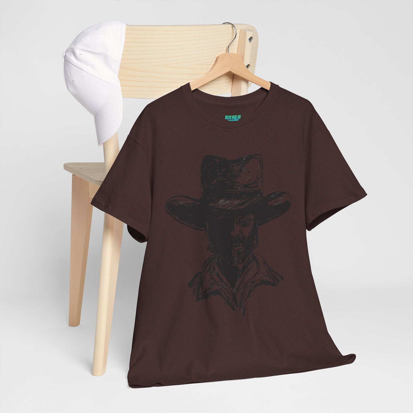 Rustic Cowboy Graphic Unisex Heavy Cotton Tee