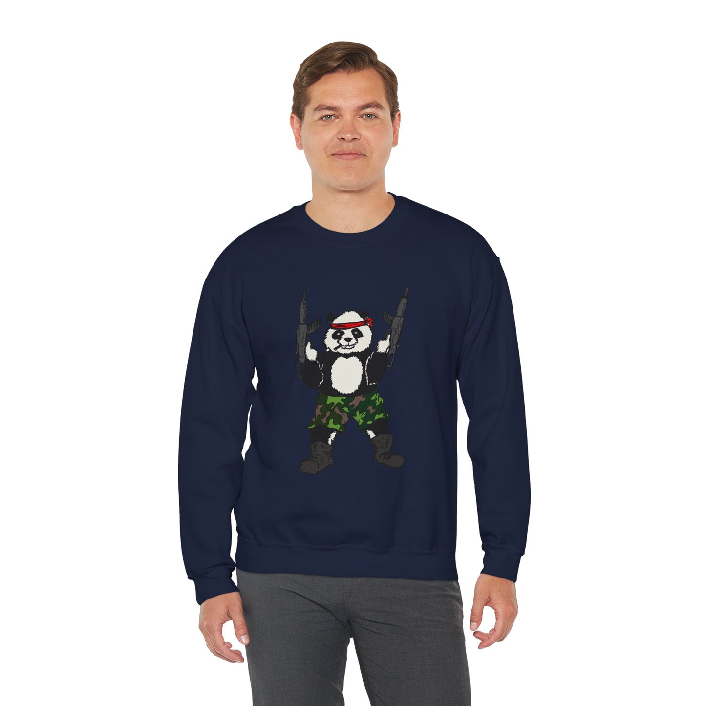 Panda Guns Crewneck Sweatshirt