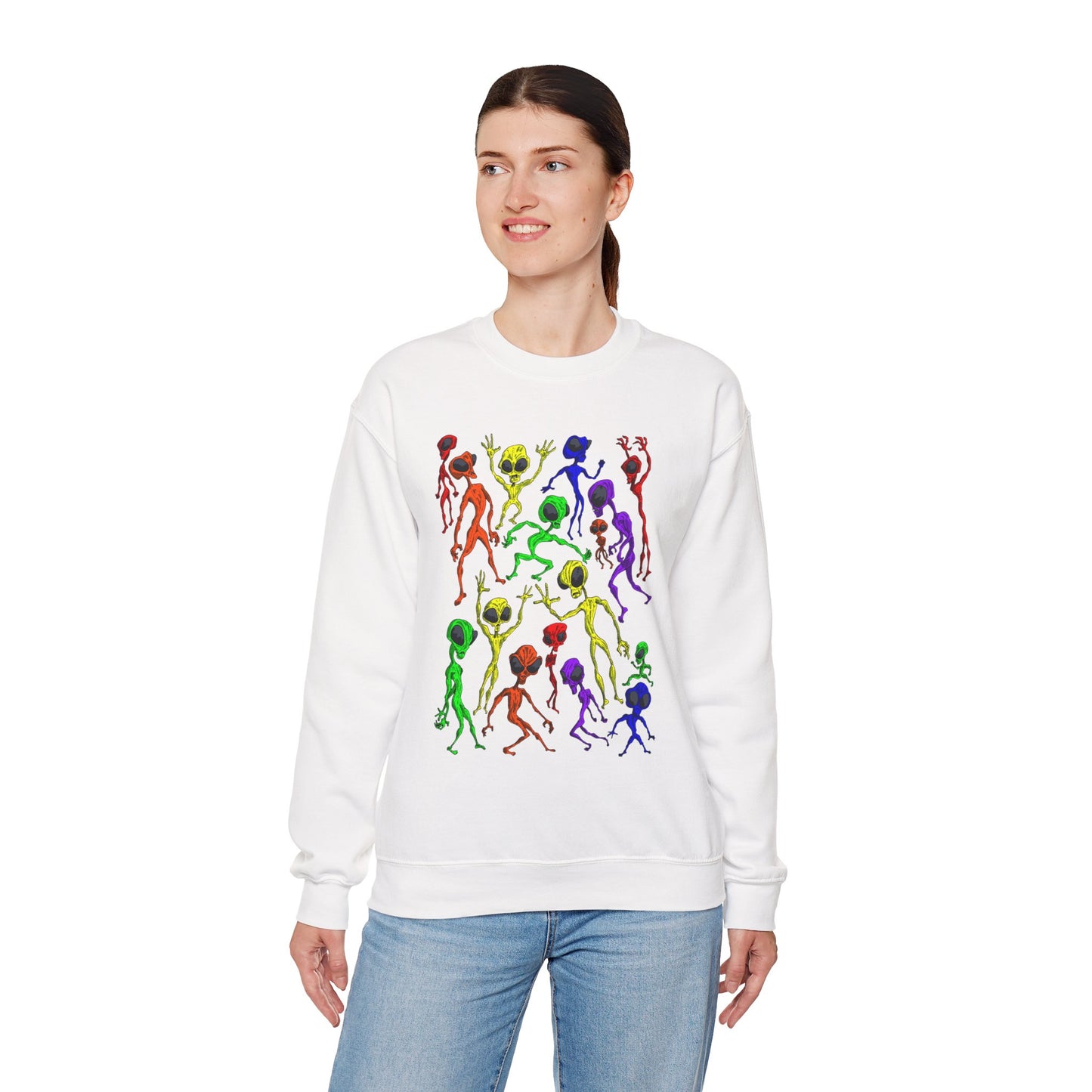 Alien Dance Party Crewneck Sweatshirt