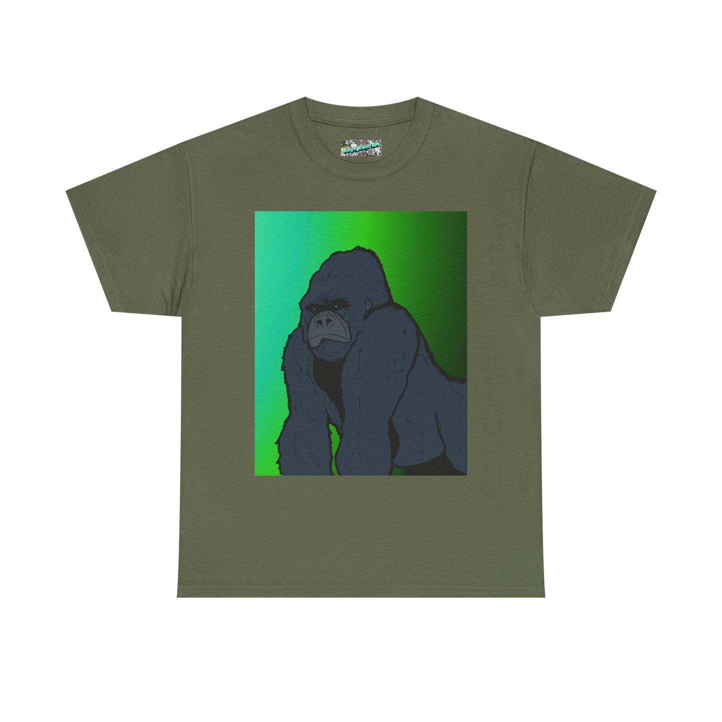 Gorilla Portrait Tee – Graphic Ape Illustration T-Shirt