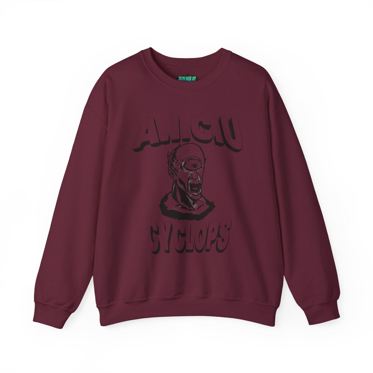 Vintage AICU Cyclops Crewneck Sweatshirt for Unique Style