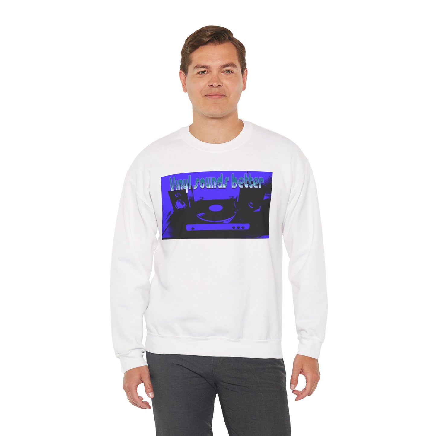 Vinyl Sounds Better Crewneck Sweatshirt