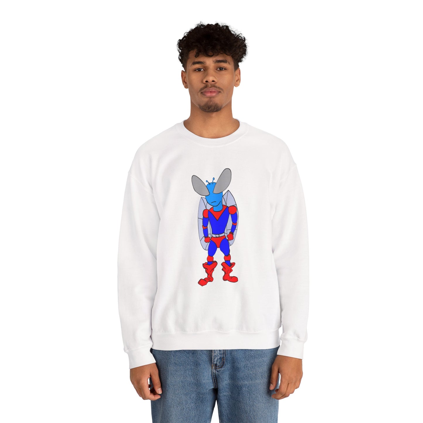 Superhero Agent 501 Unisex Heavy Blend™ Crewneck Sweatshirt