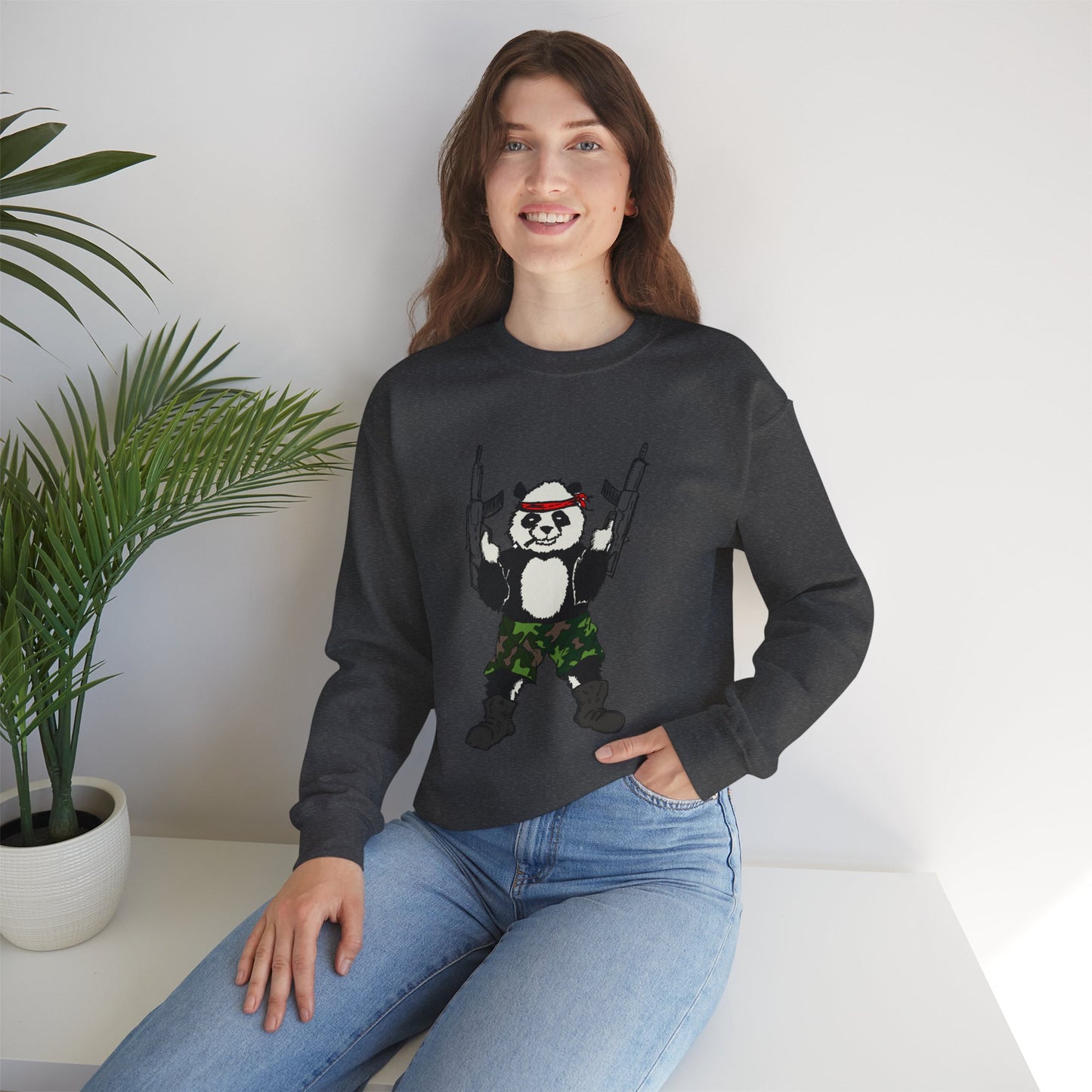 Panda Guns Crewneck Sweatshirt