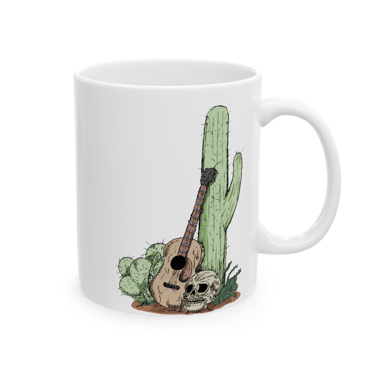 Cactus Ceramic Mug | Eco-Friendly Coffee Cup | Cute Plant Lover Gift | Home Decor | Greenery Lover Mug | Housewarming Gift