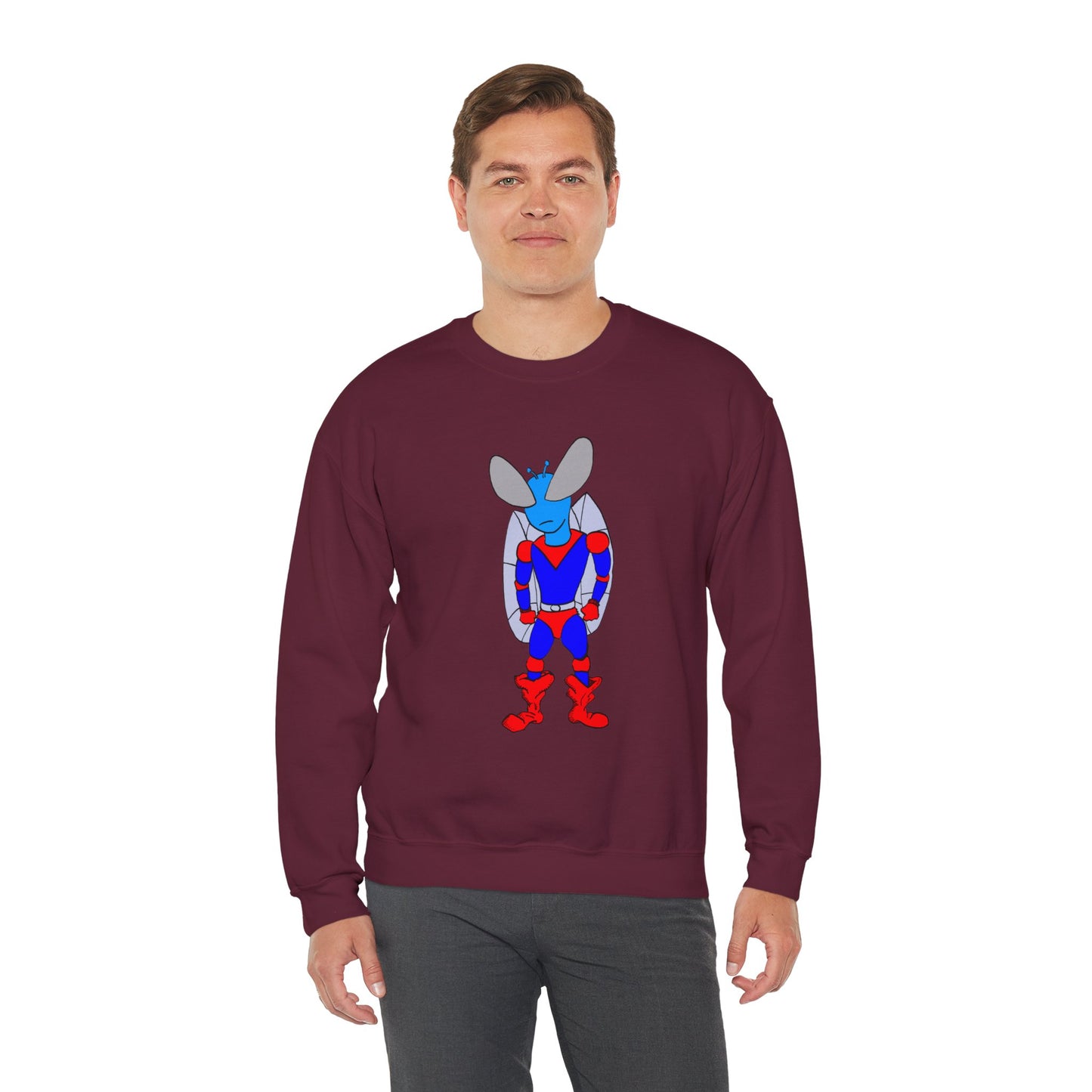 Superhero Agent 501 Unisex Heavy Blend™ Crewneck Sweatshirt