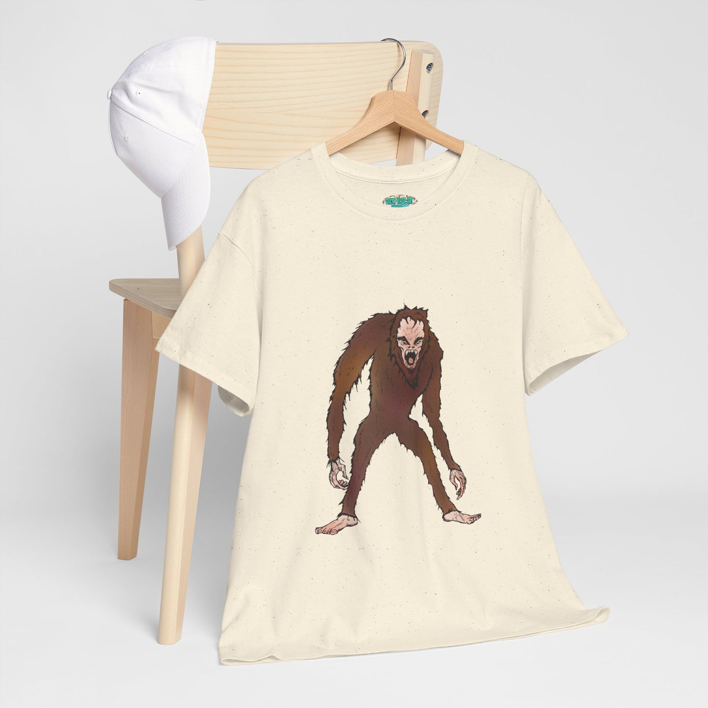 Bigfoot Sketch T‑Shirt — Retro Sasquatch Graphic Tee