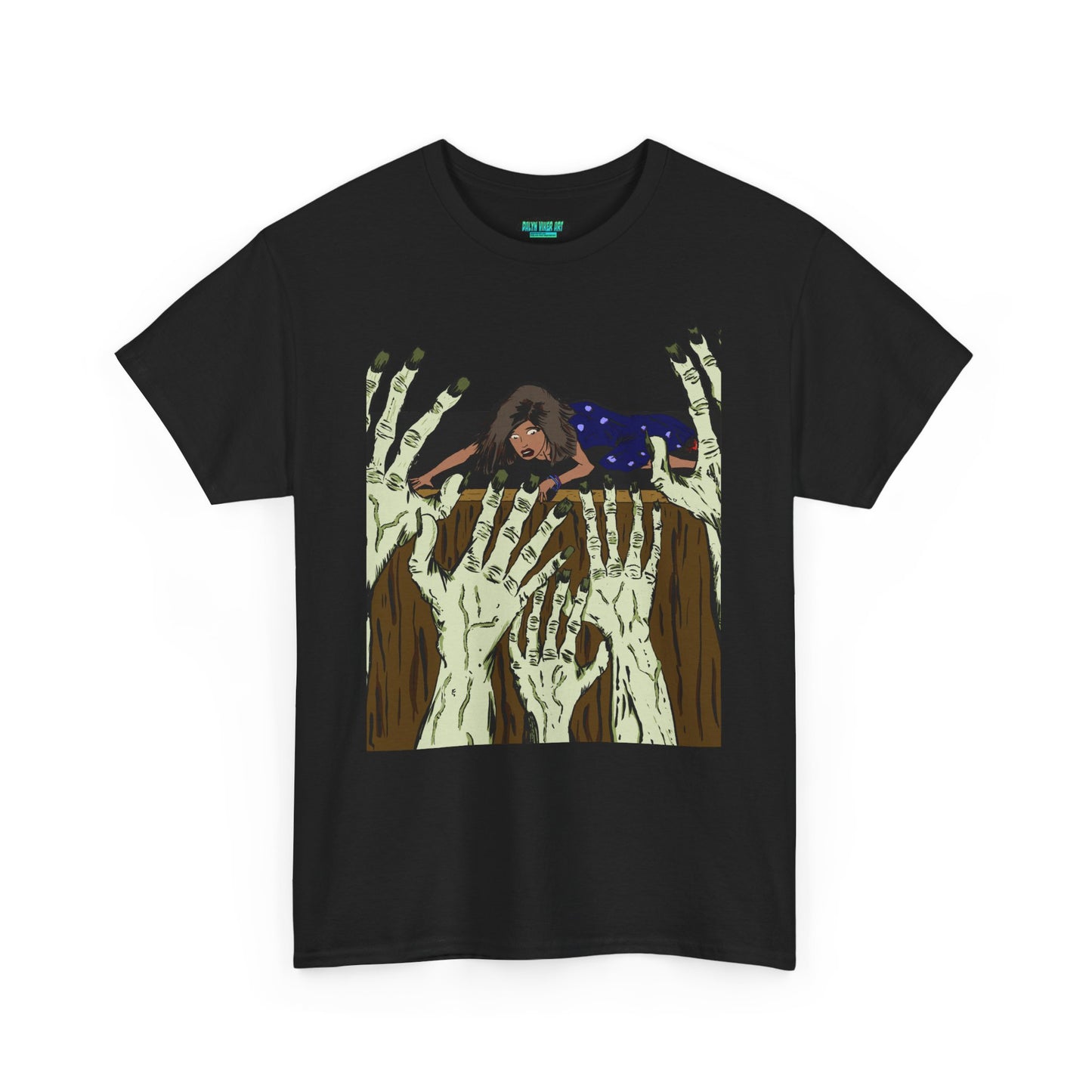 Spooky Unisex Heavy Cotton Tee, Halloween Shirt, Ghostly T-Shirt, Unisex Graphic Tee, Casual Wear for Halloween