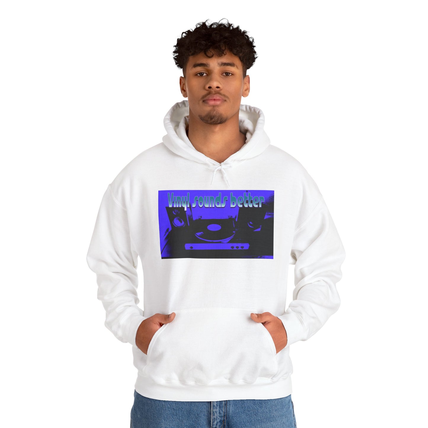 Vinyl Sounds Better Hoodie, Perfect for Music Lovers, Gift for DJs, Casual Wear, Comfortable Sweatshirt, Trendy Music Apparel