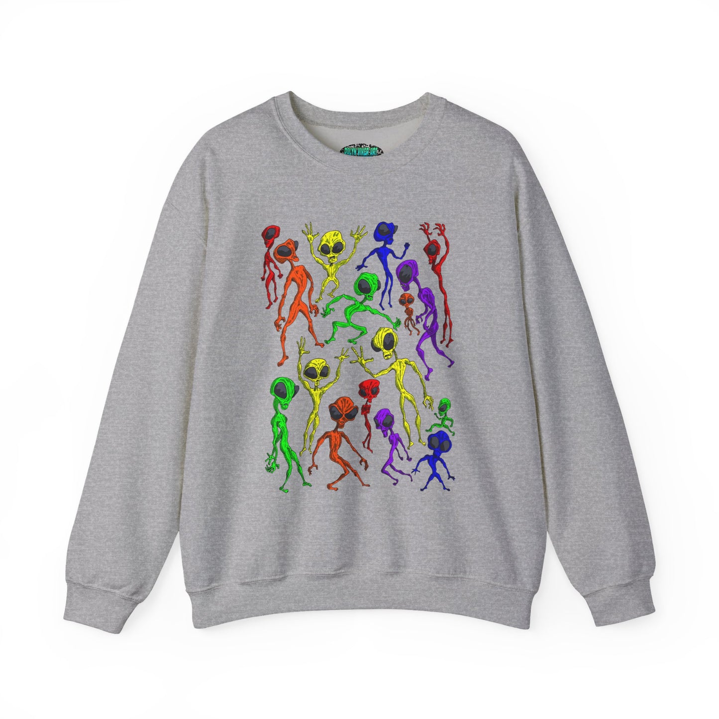 Alien Dance Party Crewneck Sweatshirt