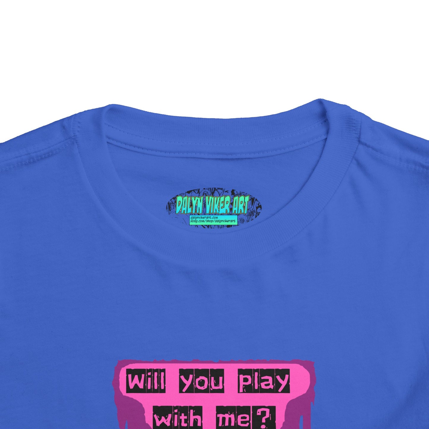 Toddler Tee - Evil Doll - Will You Play With Me