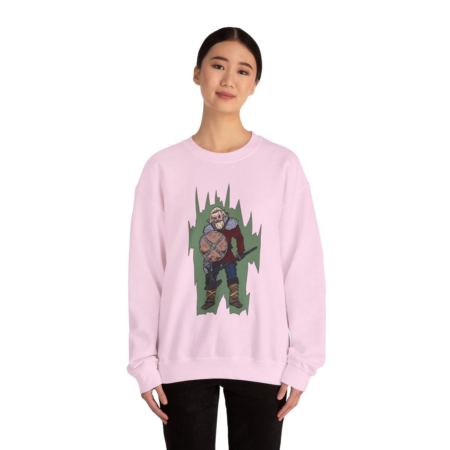 Viking Warrior Sweatshirt - Unisex Heavy Blend Crewneck
