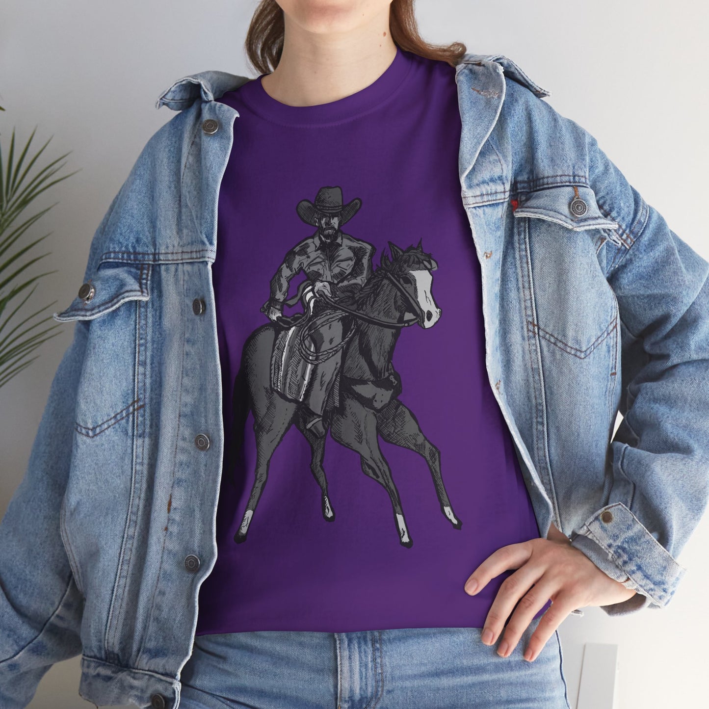 Cowboy on Horseback T‑Shirt — Vintage Western Rodeo Tee