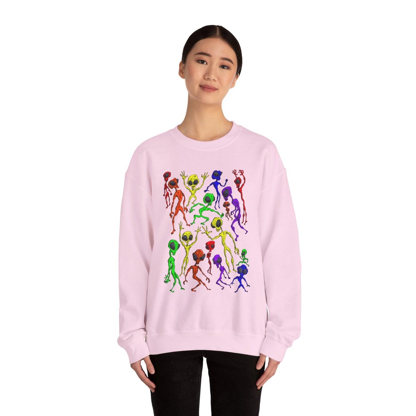 Alien Dance Party Crewneck Sweatshirt