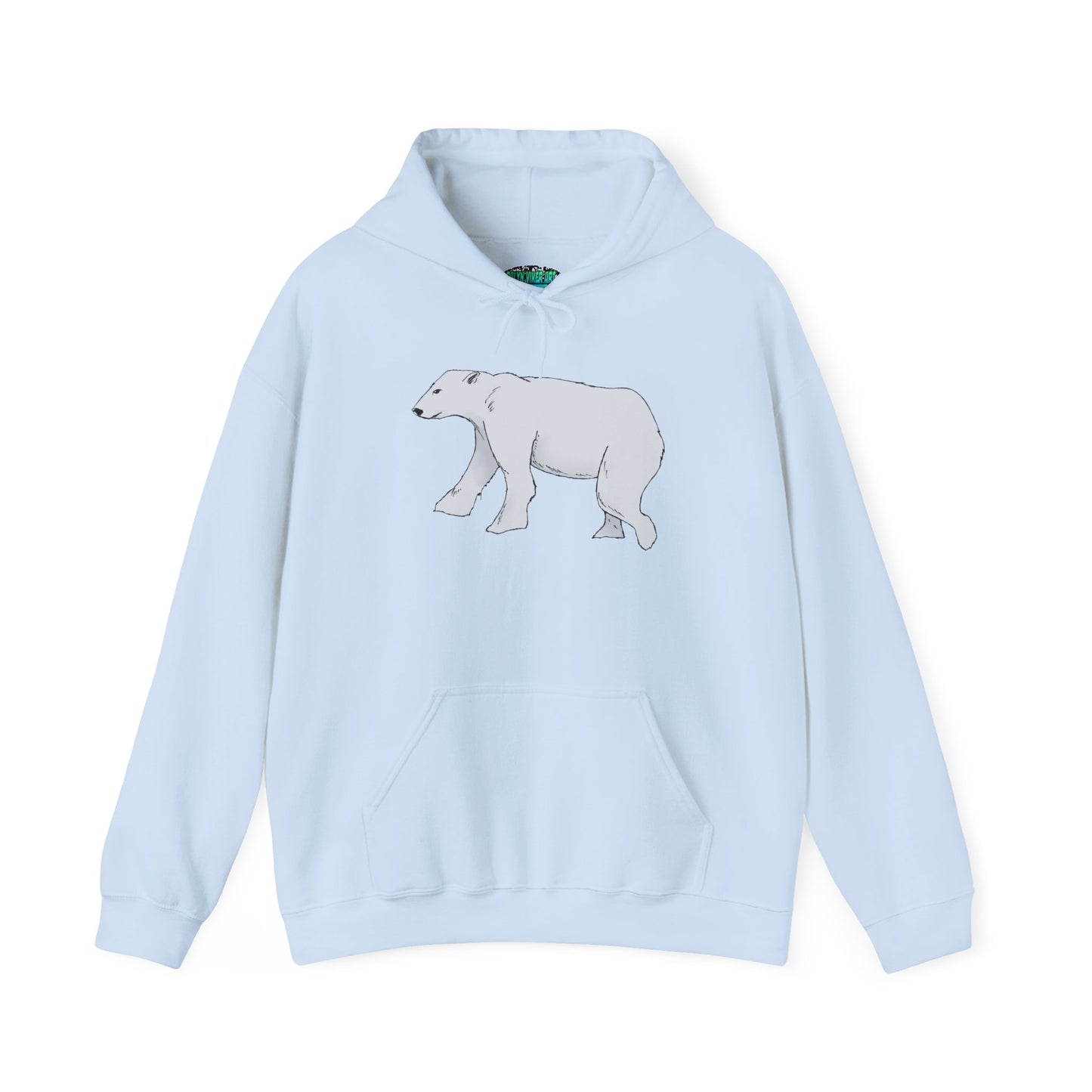 Cozy Polar Bear Hoodie - Warm Winter Fashion, Unisex Sweatshirt, Gift for Animal Lovers, Perfect for Cold Days, Cute Outdoor Wear
