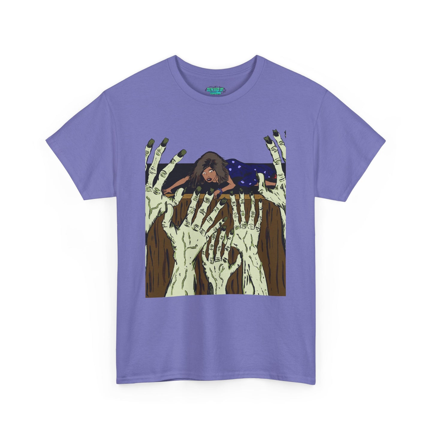 Spooky Unisex Heavy Cotton Tee, Halloween Shirt, Ghostly T-Shirt, Unisex Graphic Tee, Casual Wear for Halloween