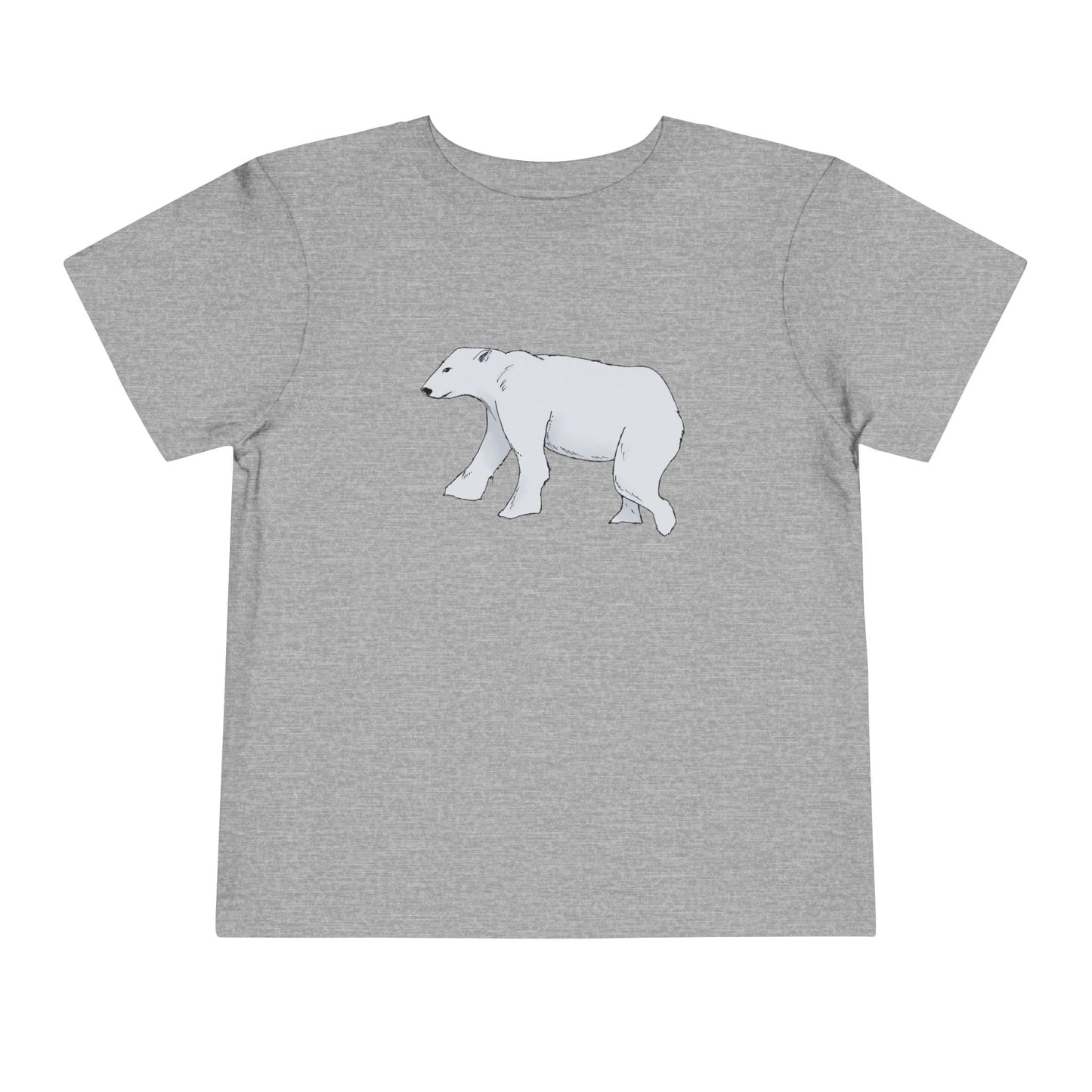 Polar Bear Toddler Tee — Cute Arctic Animal Shirt for Kids