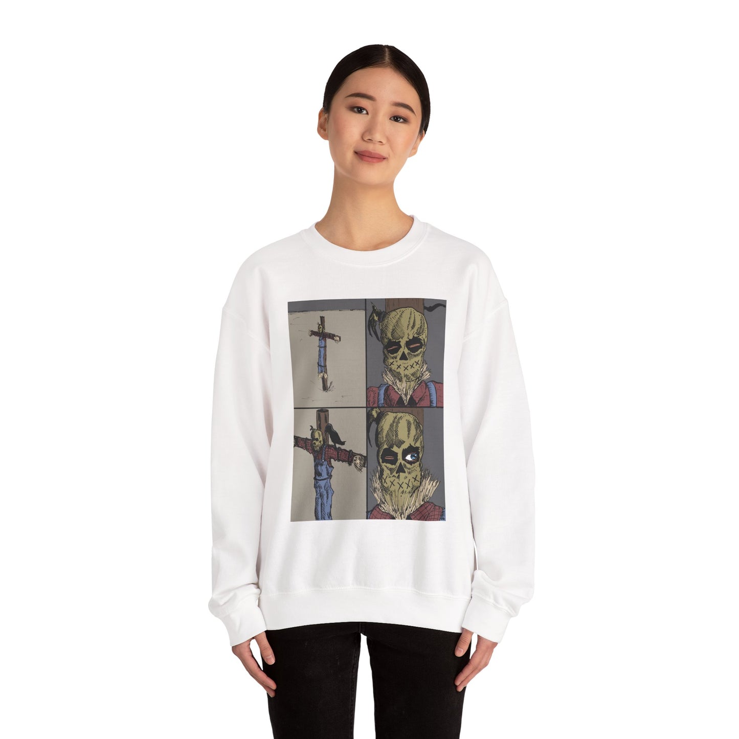 Scarecrow Graphic Crewneck Sweatshirt