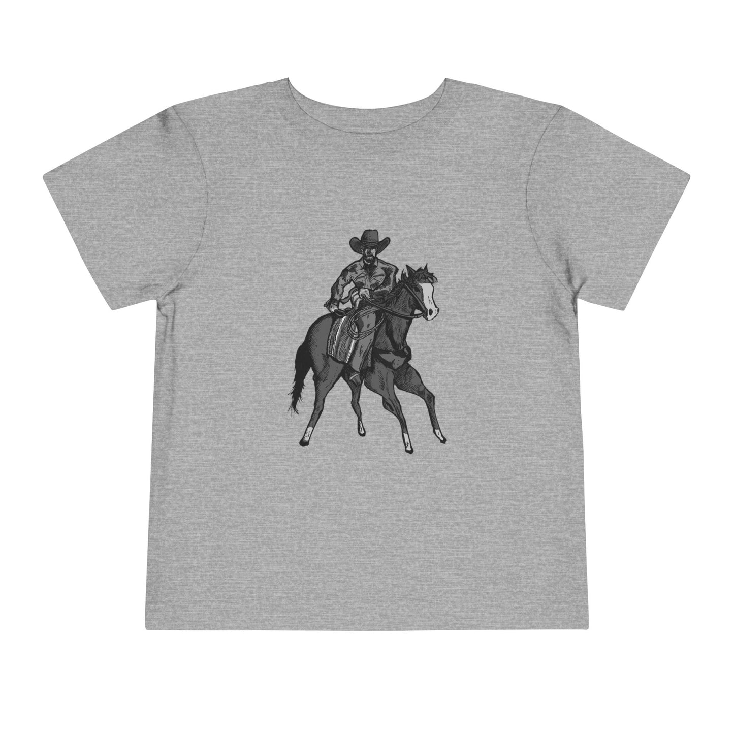 Toddler Western Cowboy Tee — Horseback Rider Graphic Shirt