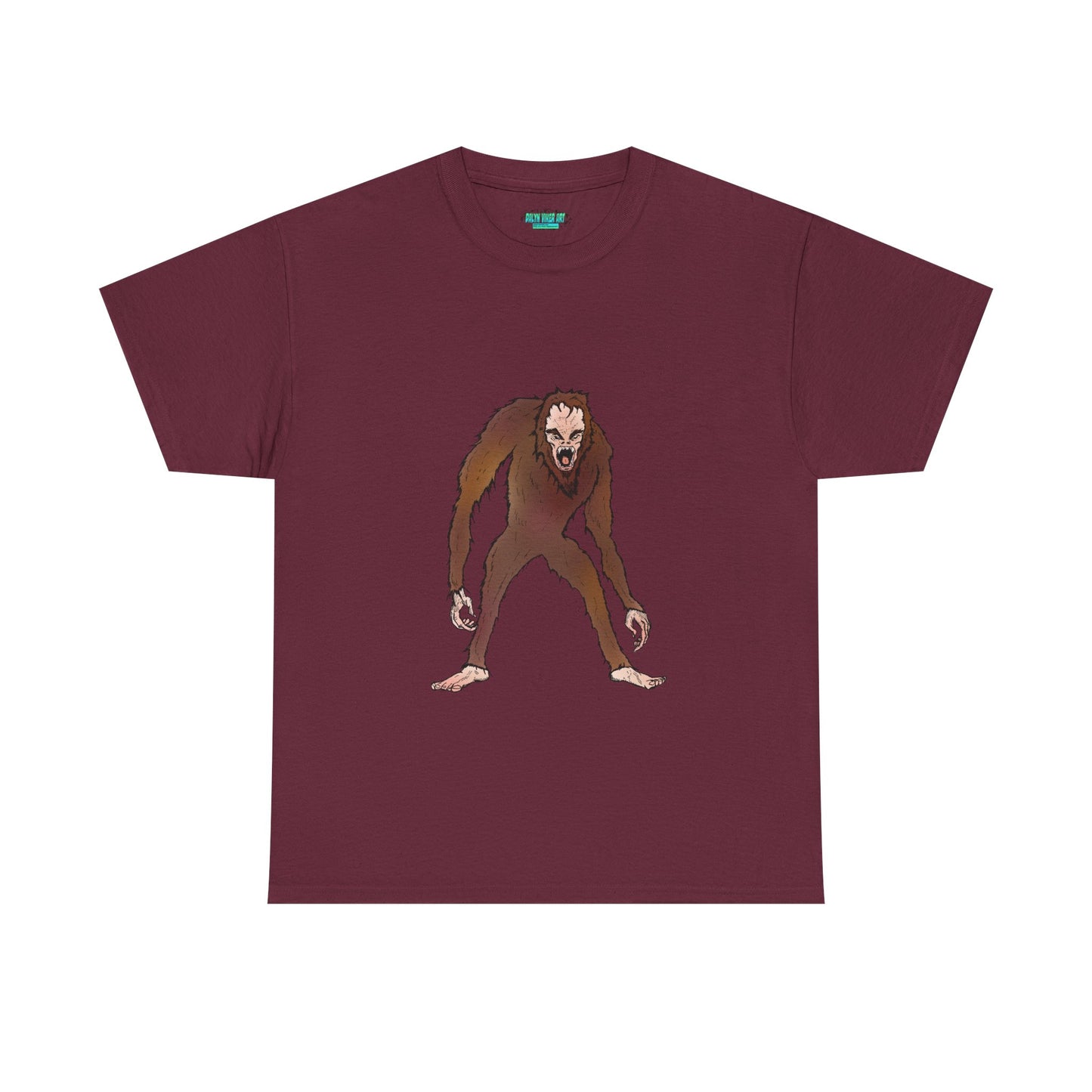 Bigfoot Sketch T‑Shirt — Retro Sasquatch Graphic Tee