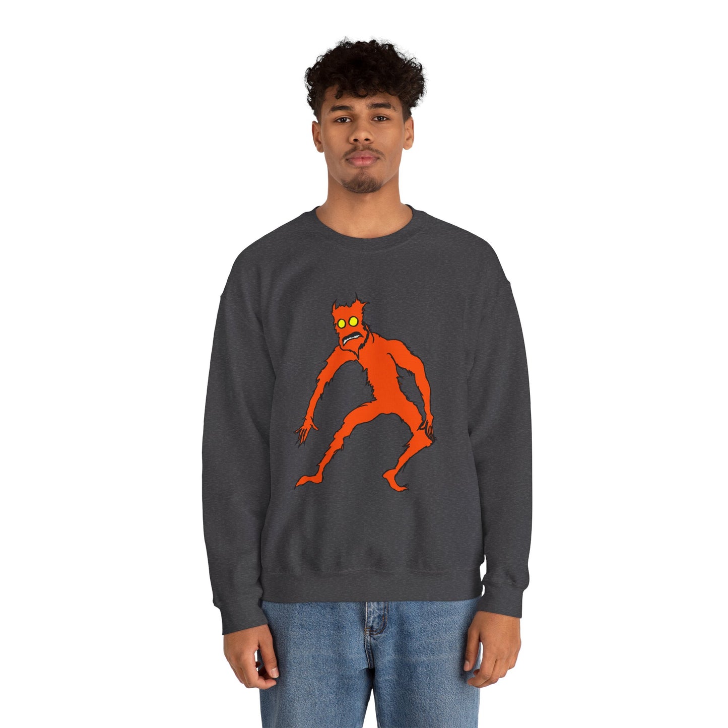 Spooky Monster Crewneck Sweatshirt