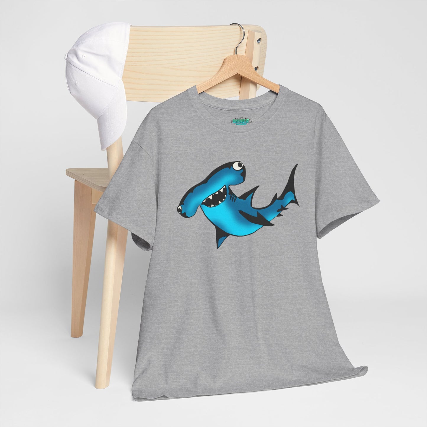Funny Shark Unisex Heavy Cotton Tee - Perfect Summer Casual Wear