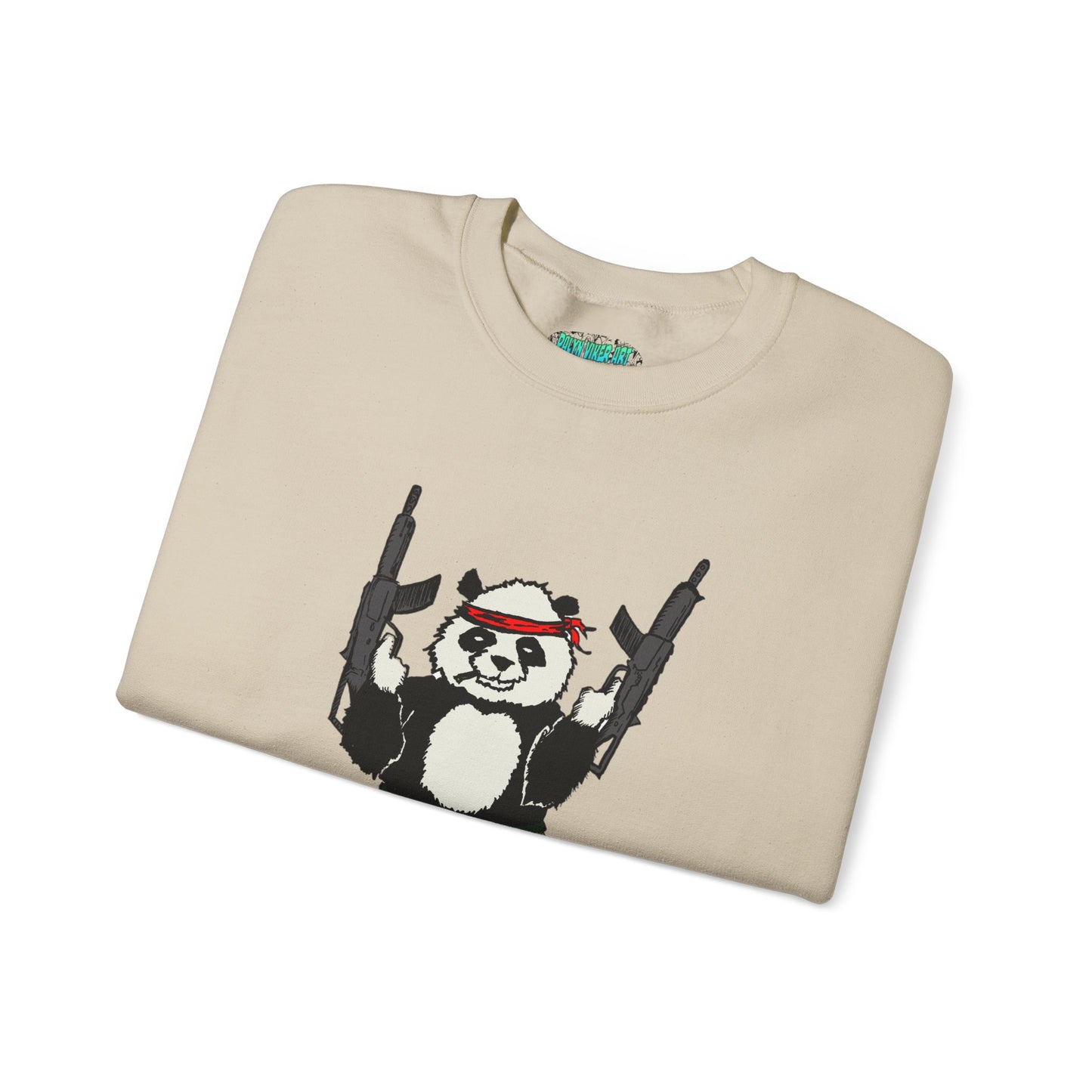 Panda Guns Crewneck Sweatshirt