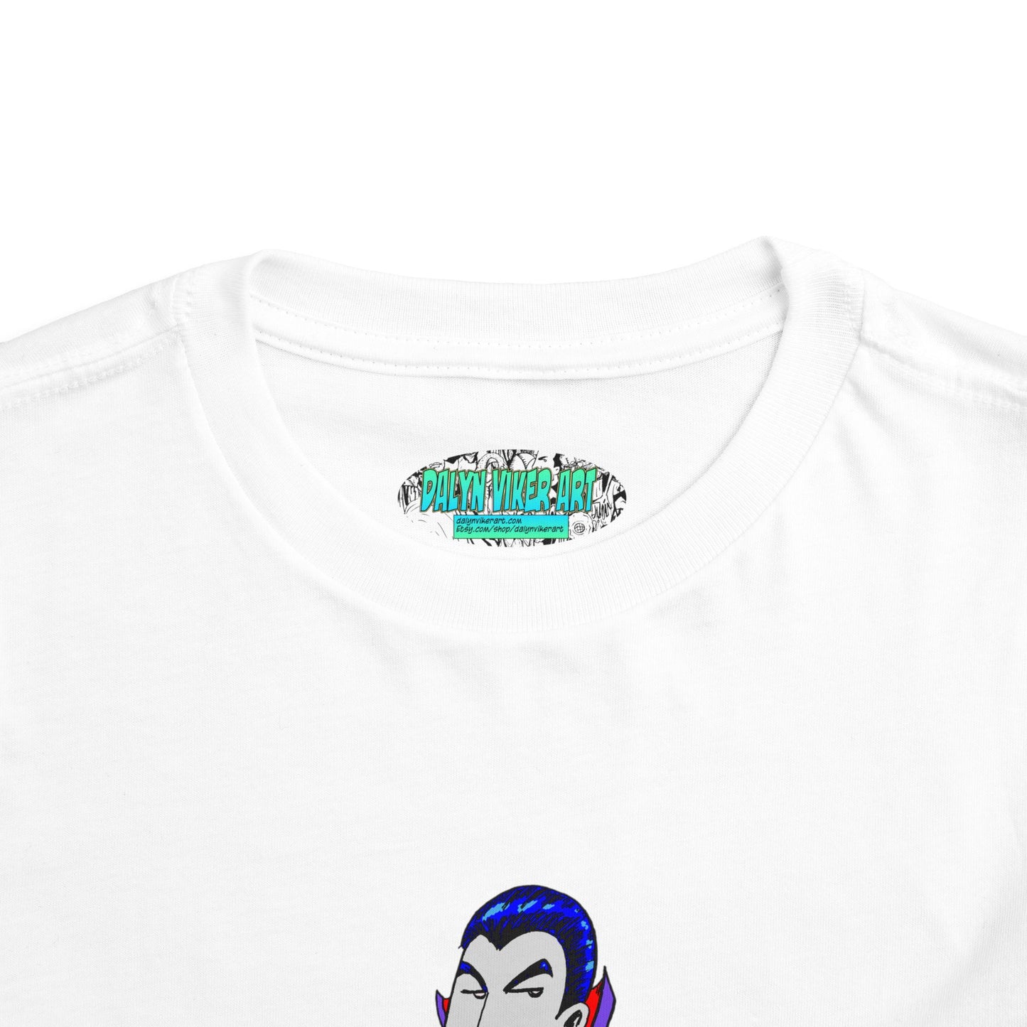 Toddler Tee — Cute Cartoon Vampire Graphic Shirt for Kids