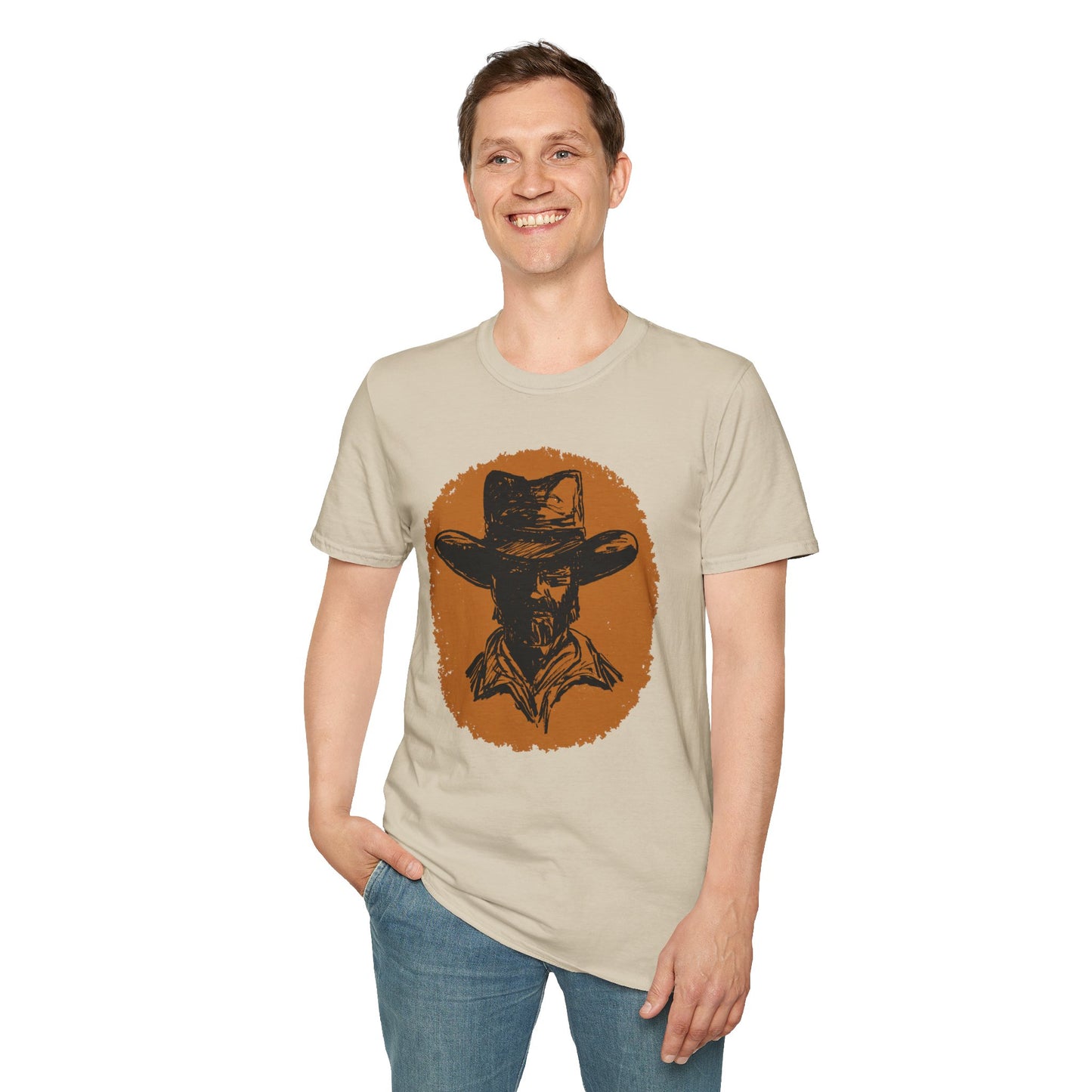 Southwest Cowboy Unisex T-Shirt - Western Rancher Design