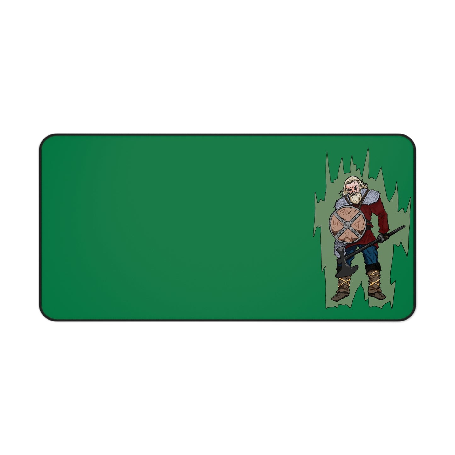 Epic Viking Warrior Desk Mat | Gaming Desk Pad, Office Decorative Mat, Cartoon Character Mat, Unique Gift for Gamers, Nordic Decor
