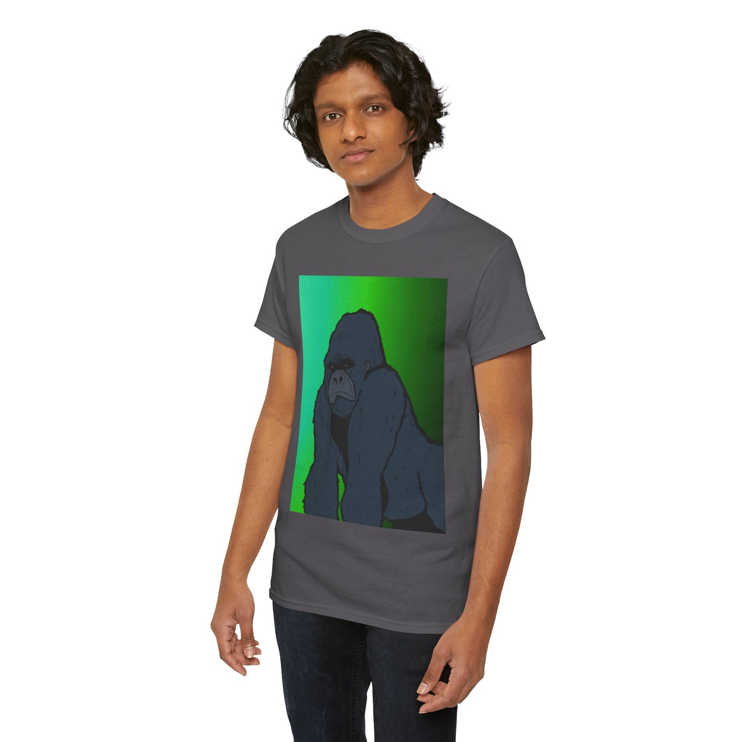Gorilla Portrait Tee – Graphic Ape Illustration T-Shirt