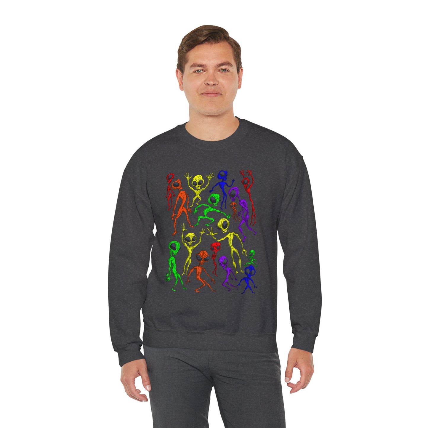 Alien Dance Party Crewneck Sweatshirt