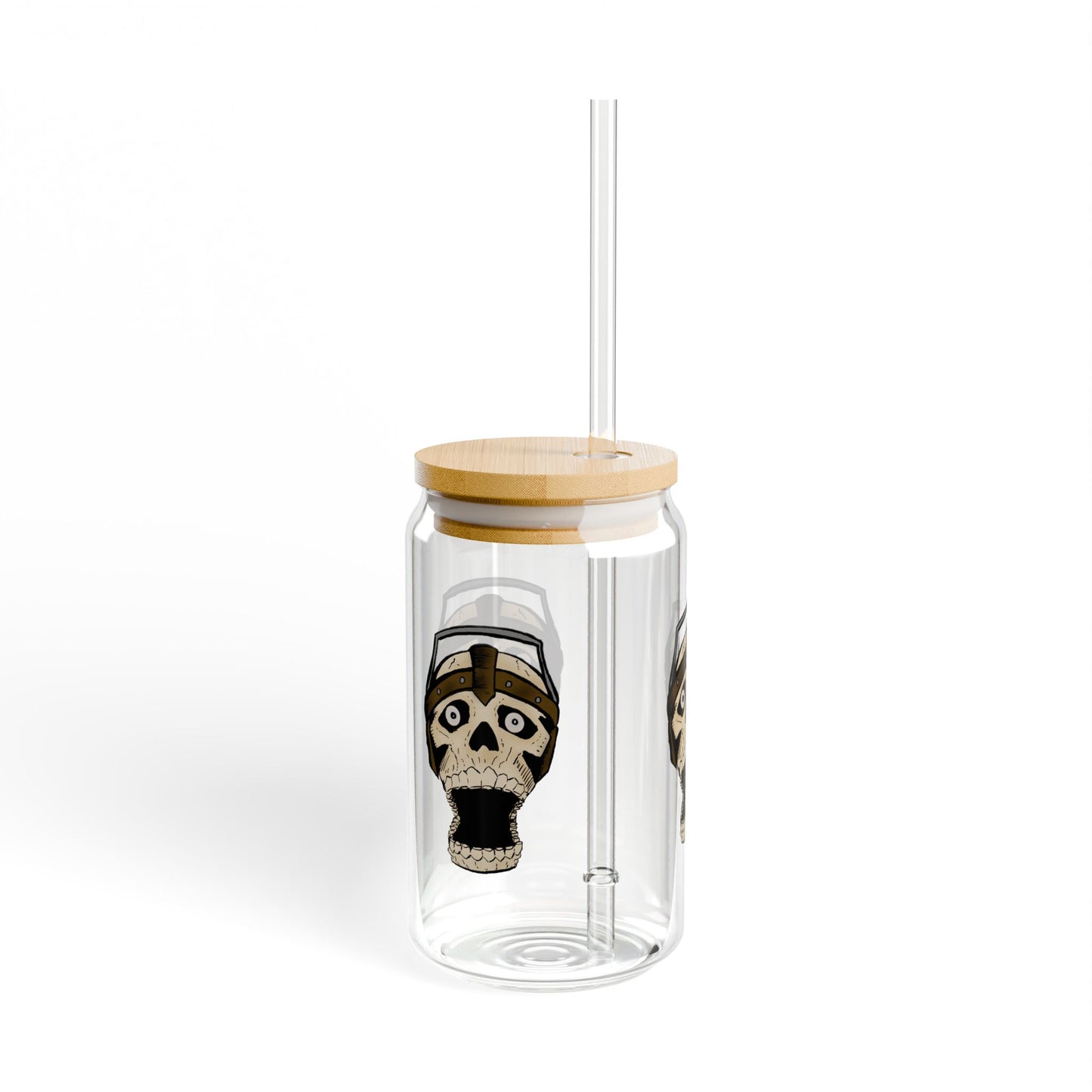 Sipper Glass Skull Art Gothic Horror Design