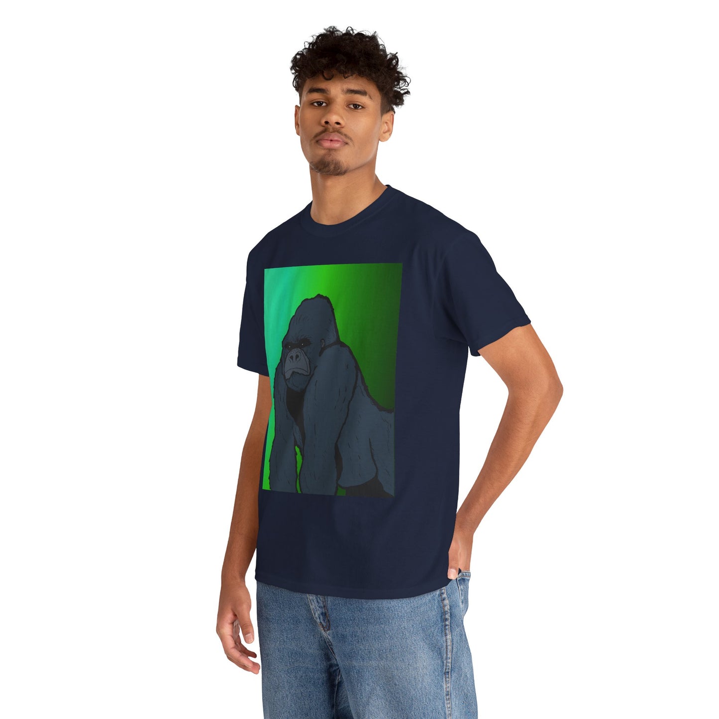 Gorilla Portrait Tee – Graphic Ape Illustration T-Shirt