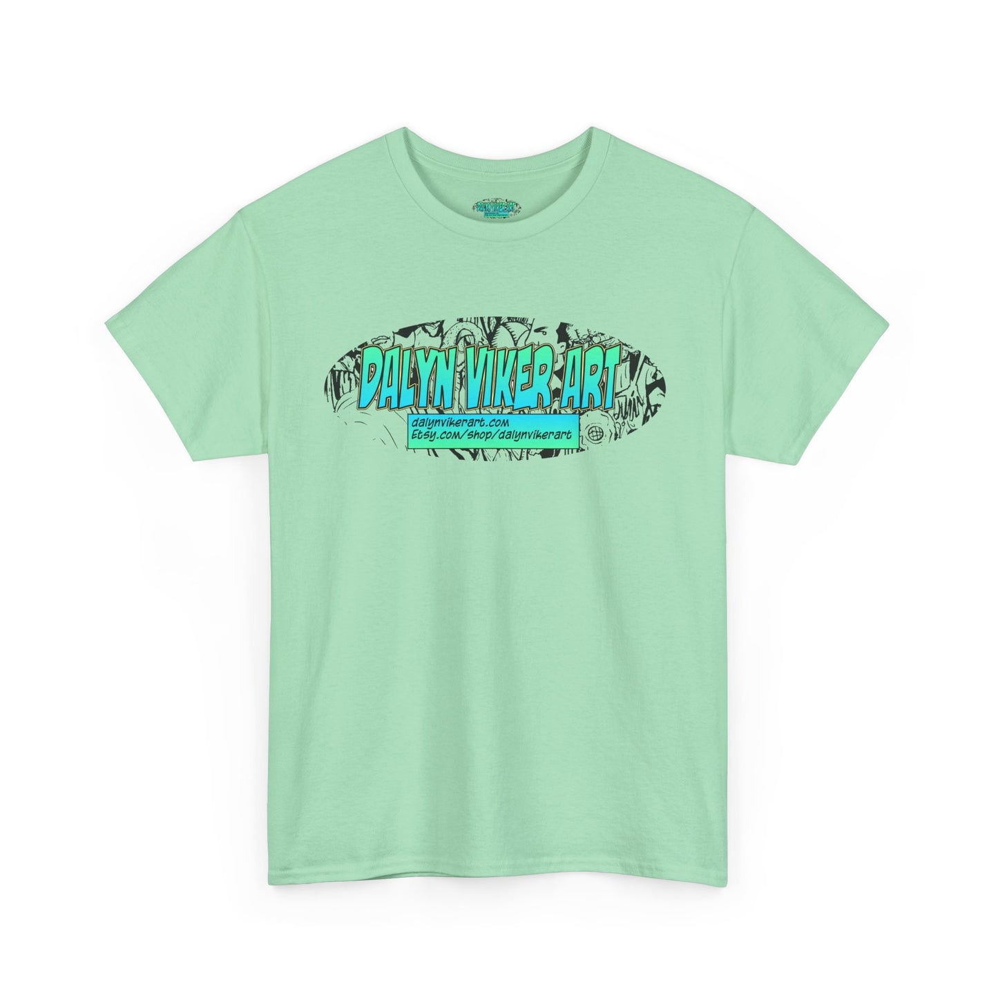 Dalyn Viker Art Logo - Artistic Unisex Tee with Abstract Design, Cool Graphic Shirt for Art Lovers, Perfect Gift for Creatives, Casual Wear, Summer Essential