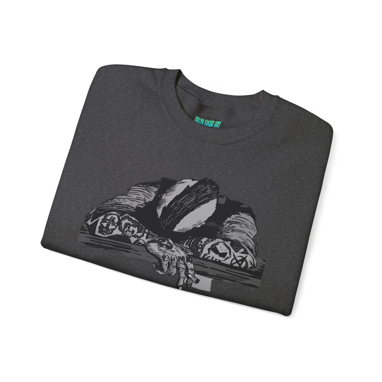 Punk and Done Graphic Crewneck Sweatshirt for Everyday Comfort