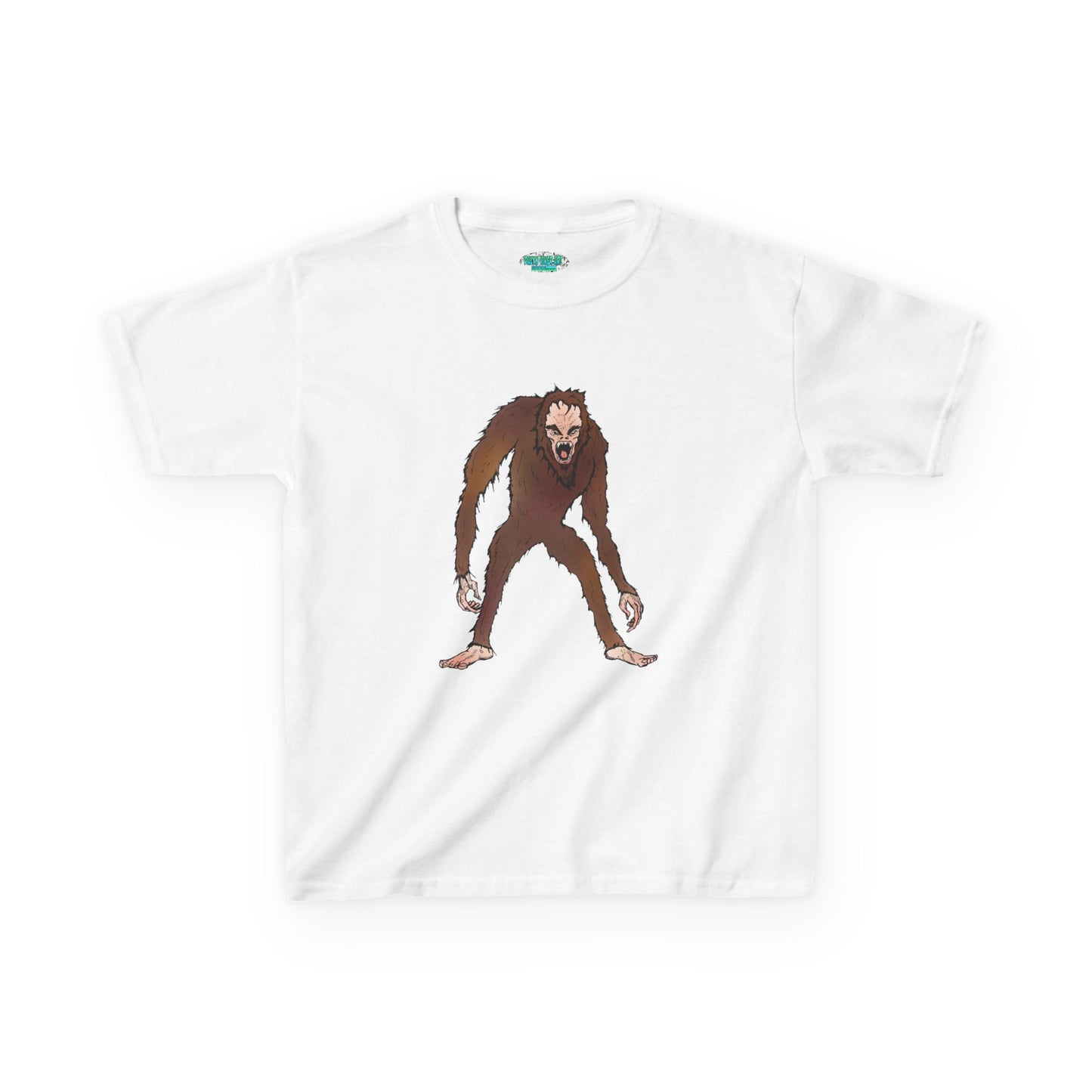 Kids Tee — Playful Sasquatch/Yeti Monster Graphic