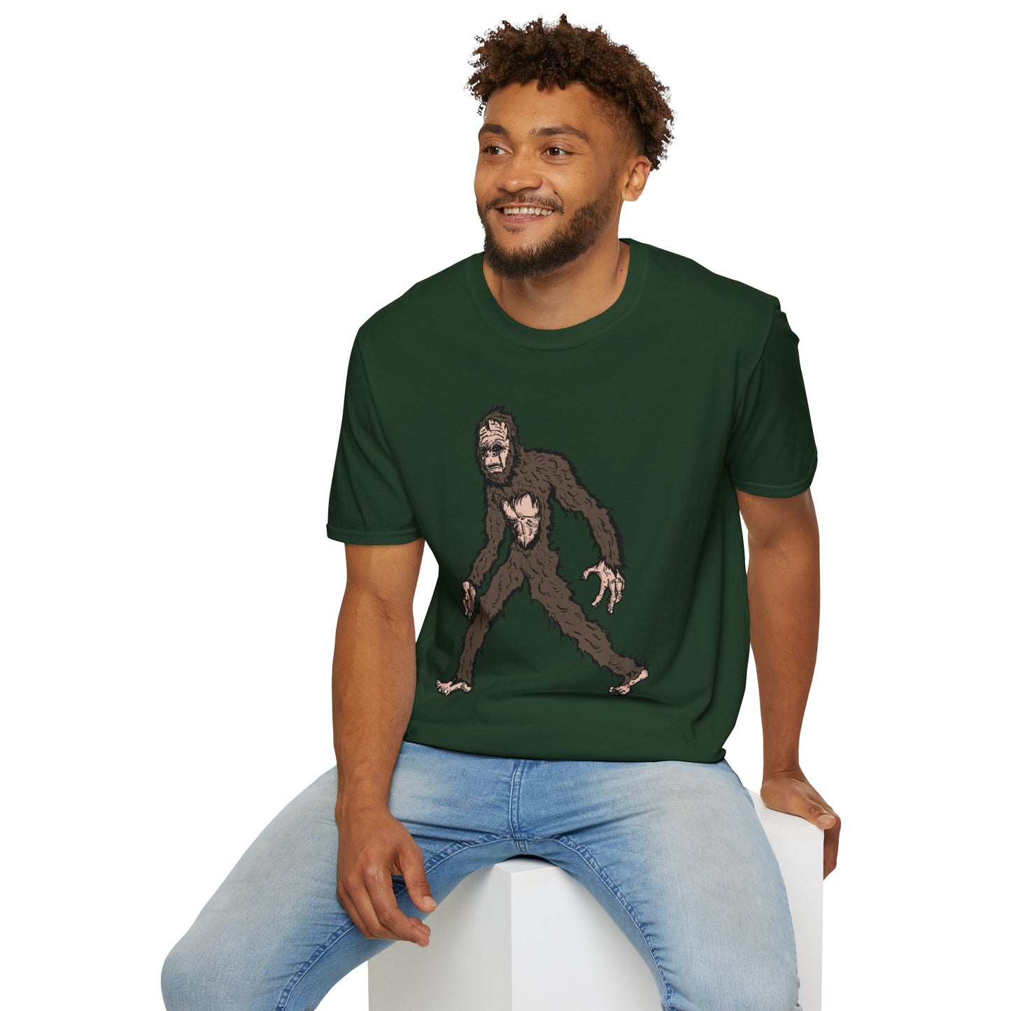 Bigfoot Stroll Unisex Softstyle T-Shirt