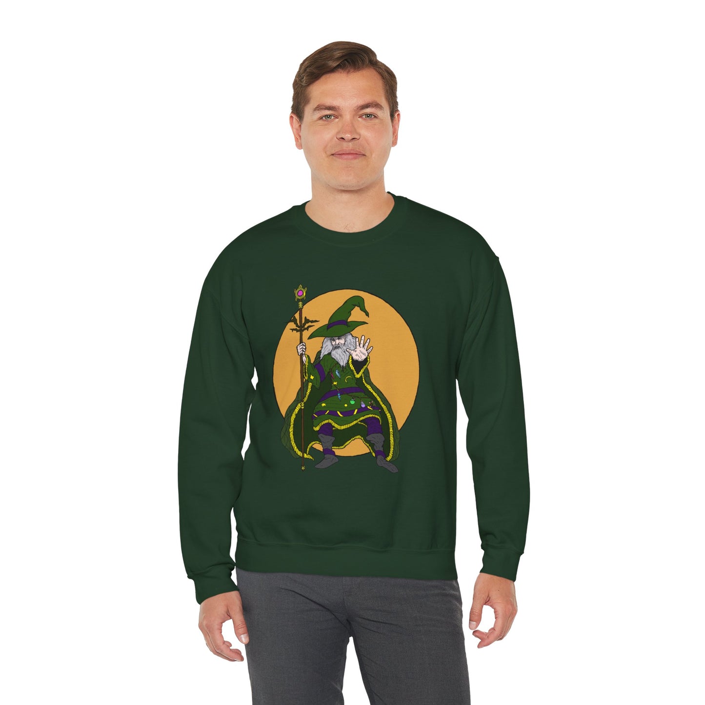 Wizard-Themed Unisex Crewneck Sweatshirt
