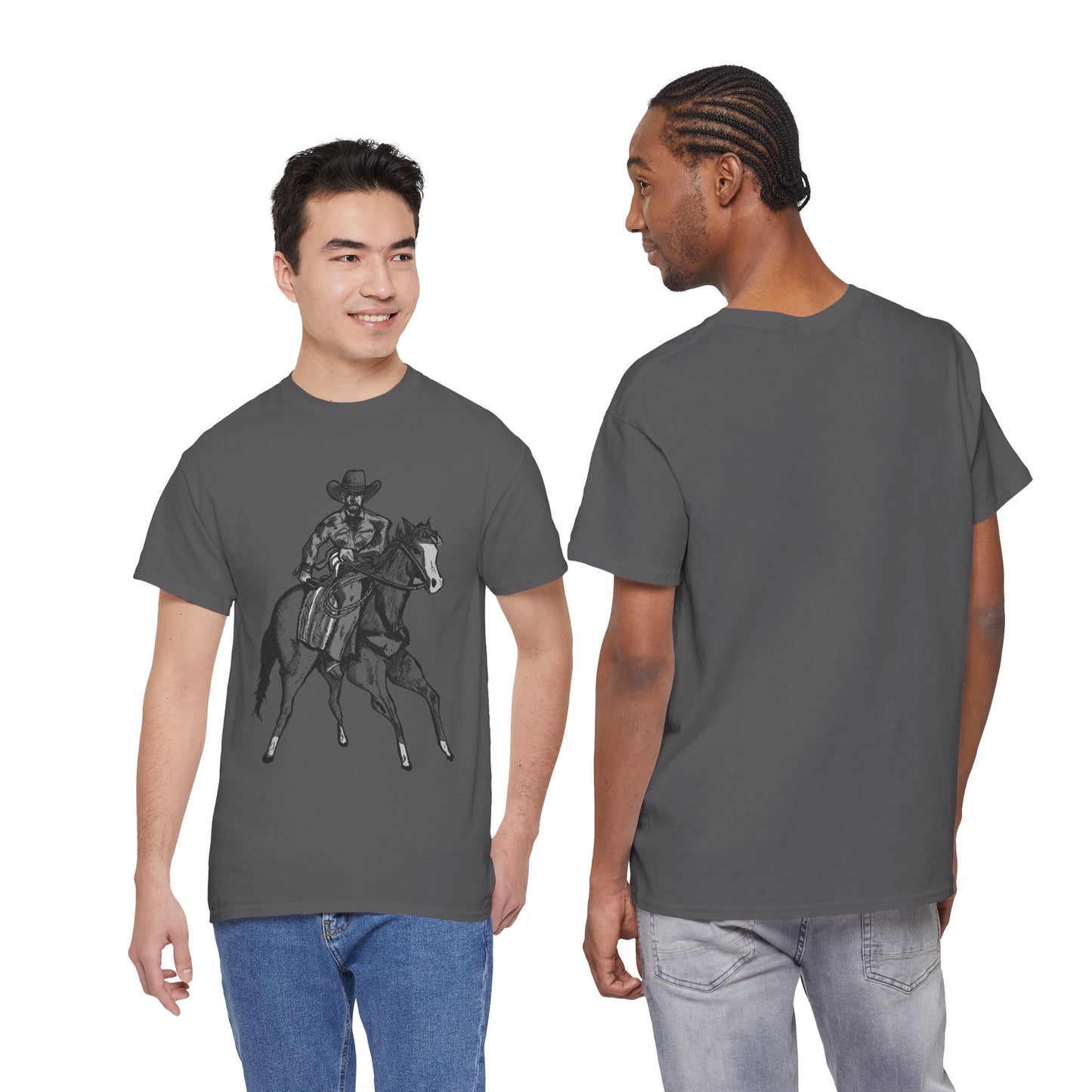 Cowboy on Horseback T‑Shirt — Vintage Western Rodeo Tee