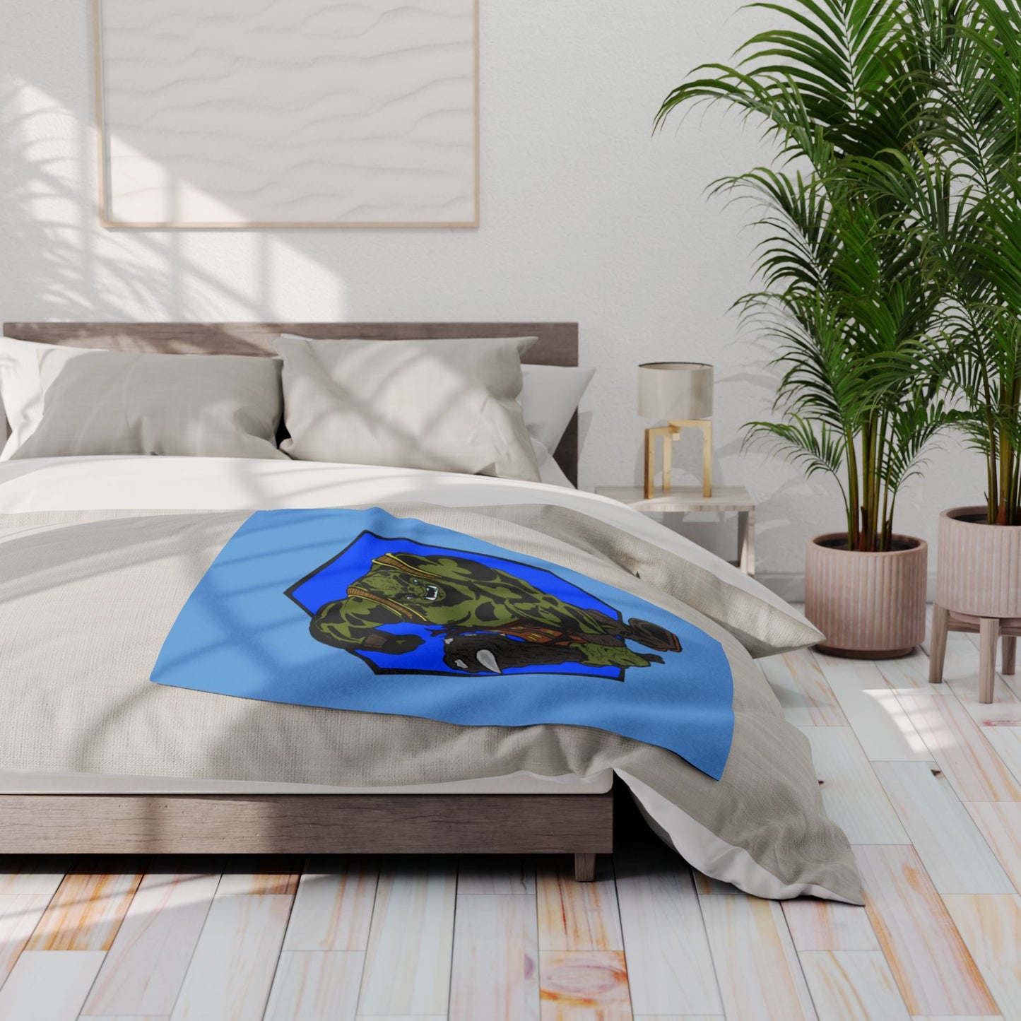 Running Ogre Arctic Fleece Blanket